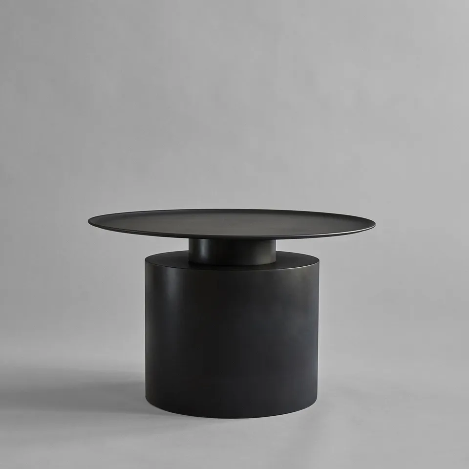 101-copenhagen-pillar-table-low-beistelltisch-burned-black image 1