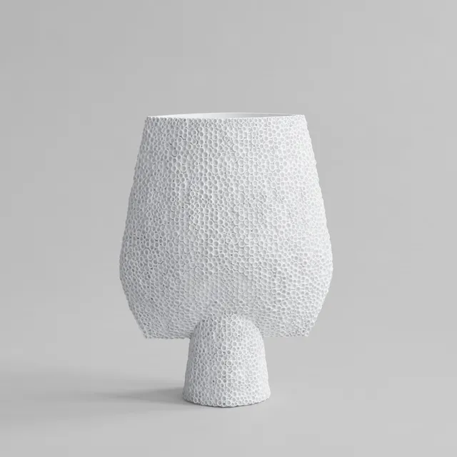 101-copenhagen-sphere-vase-shisen-big-bone-white-eckig image 1
