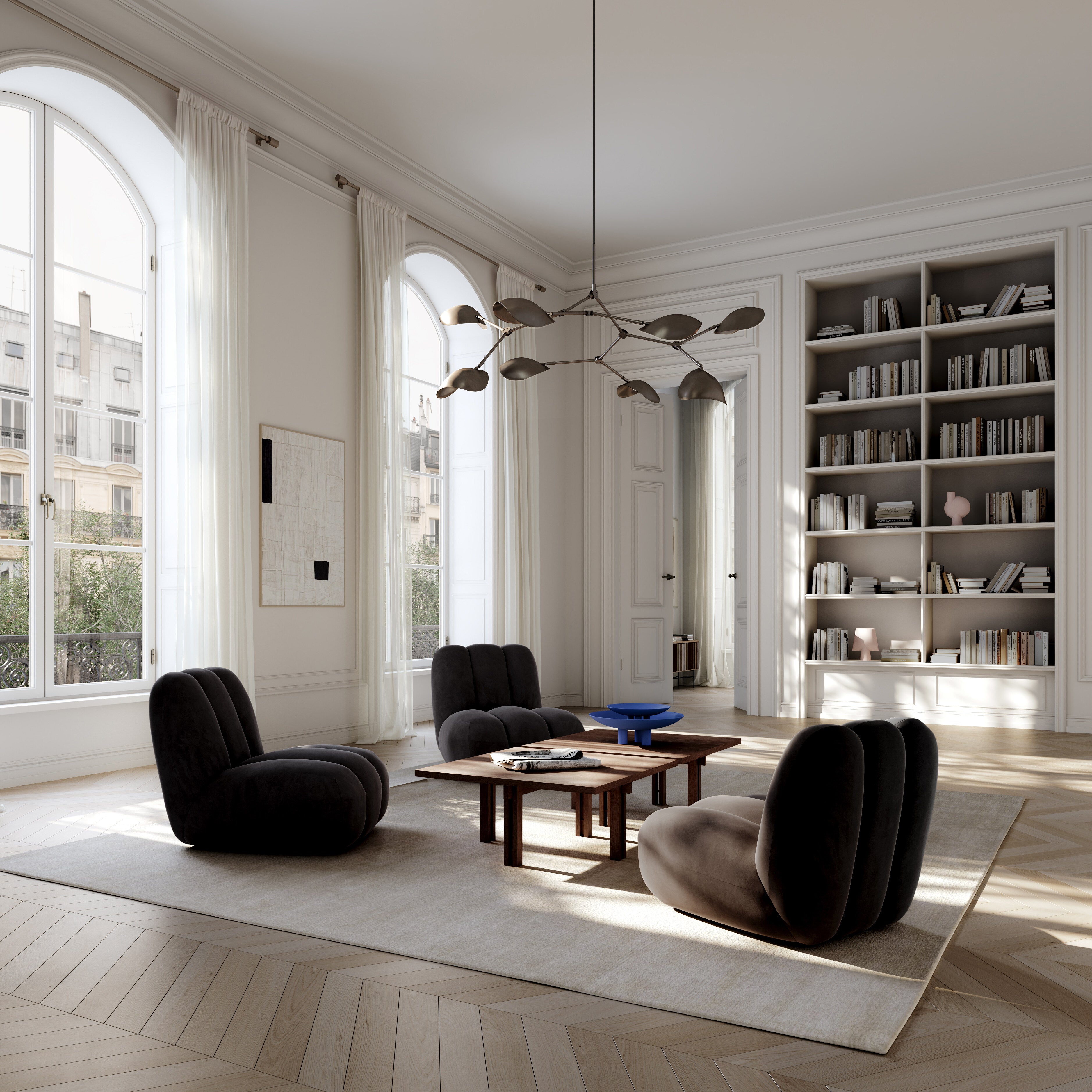 101-copenhagen-toe-chair-loungesessel-peat-braun-wollvelours image 3