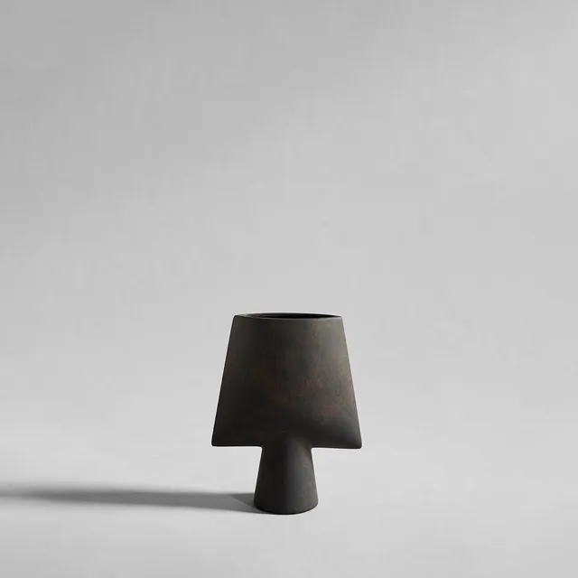 101-copenhagen-sphere-vase-square-mini-coffee-keramik image 1