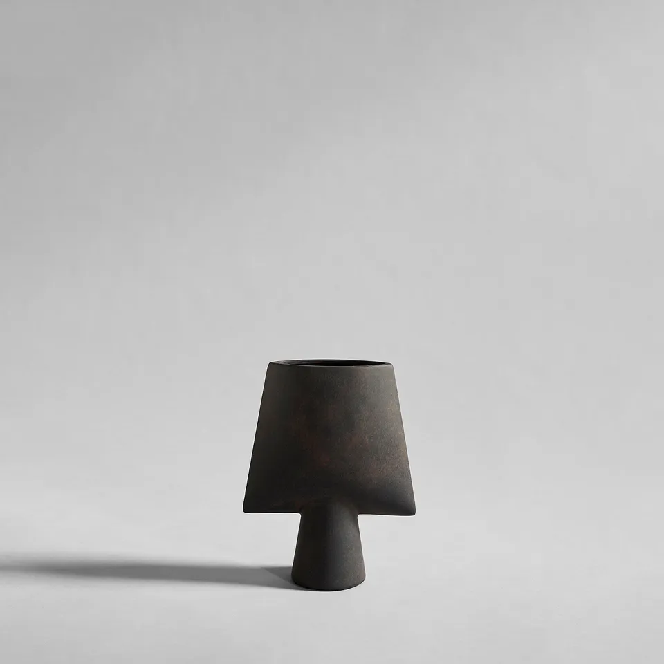 101-copenhagen-sphere-vase-square-mini-coffee-keramik image 1