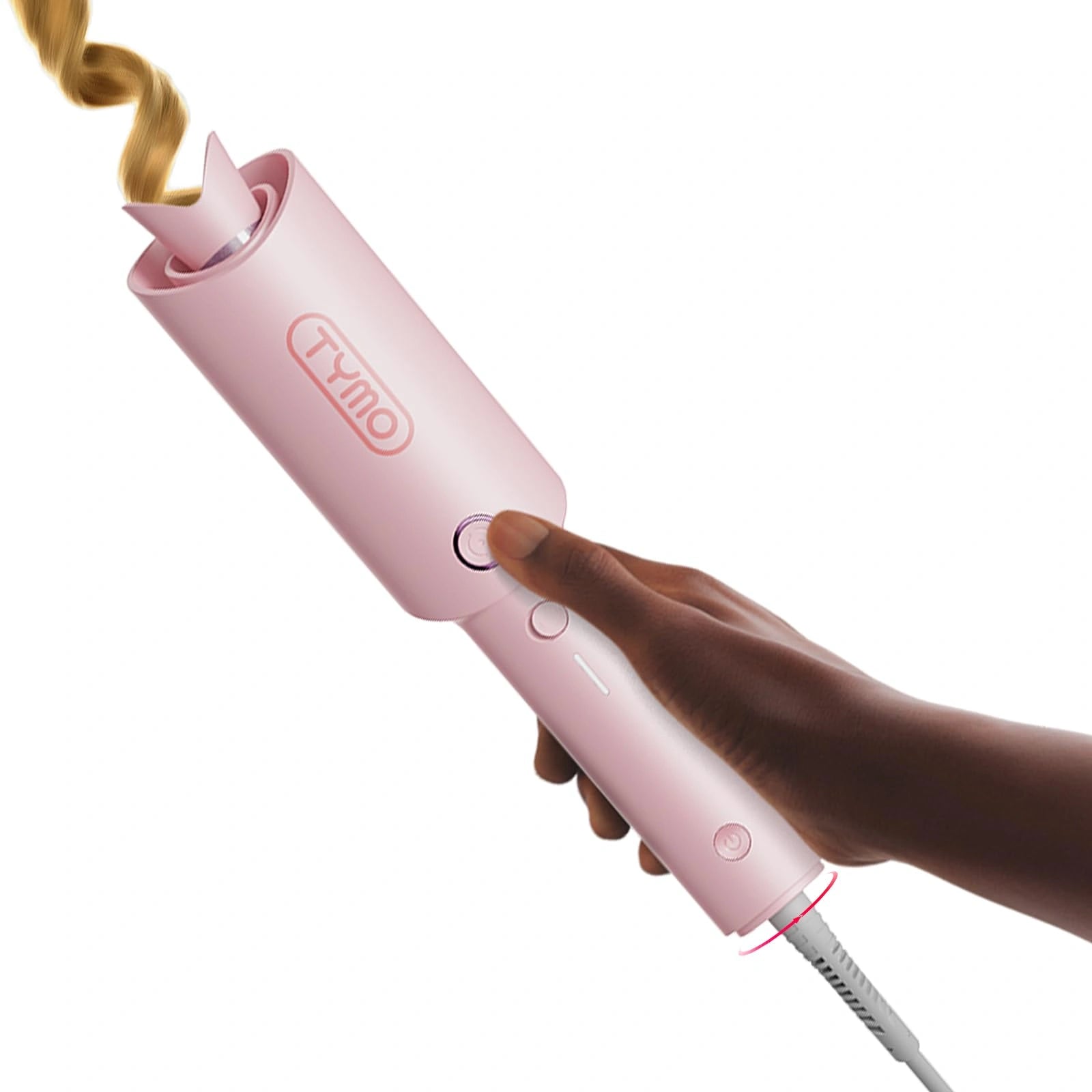 tymo-curlpro-pink-automatischer-lockenstab-rosa-keramik-ionen image 1