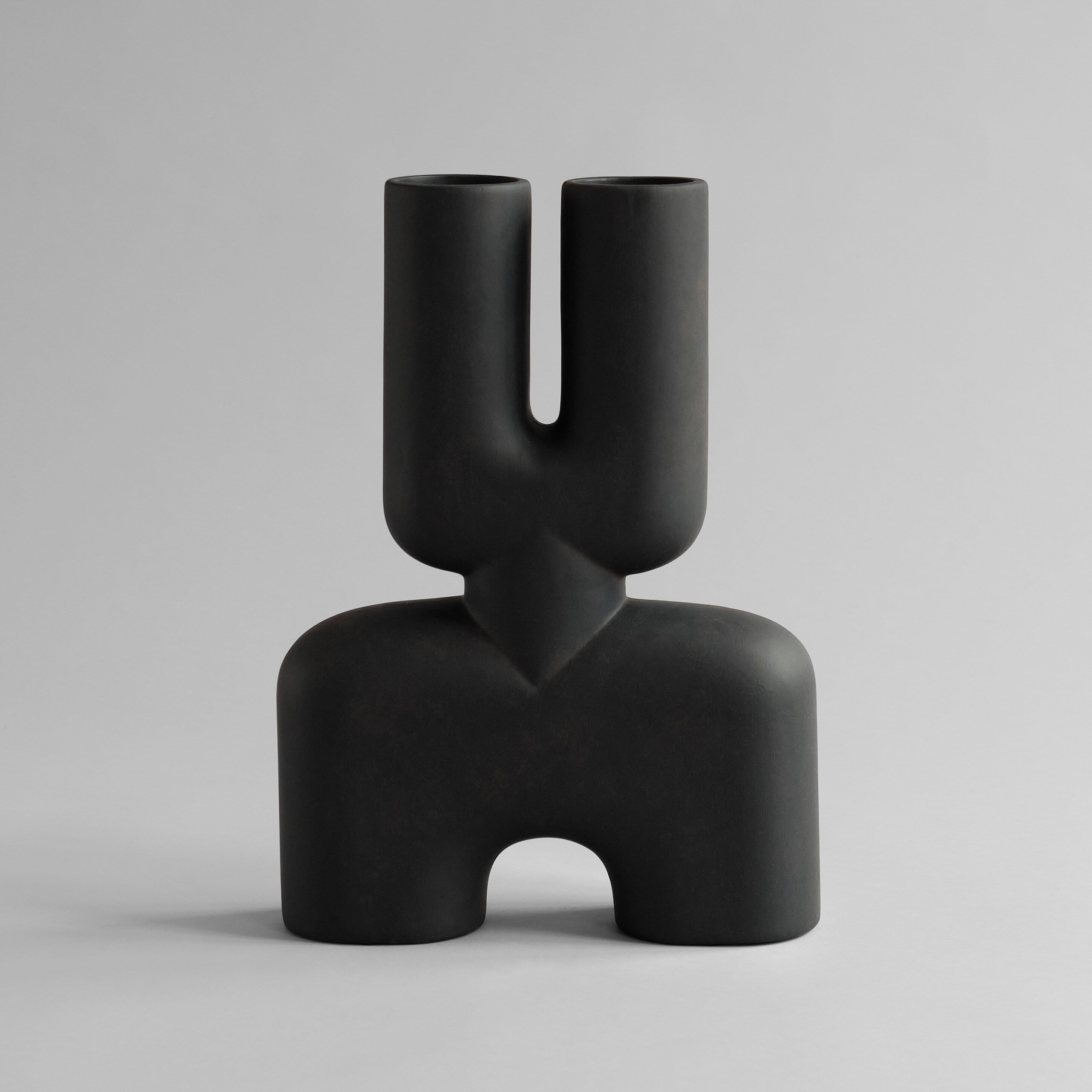 101-copenhagen-cobra-double-medio-vase-coffee-keramik image 1