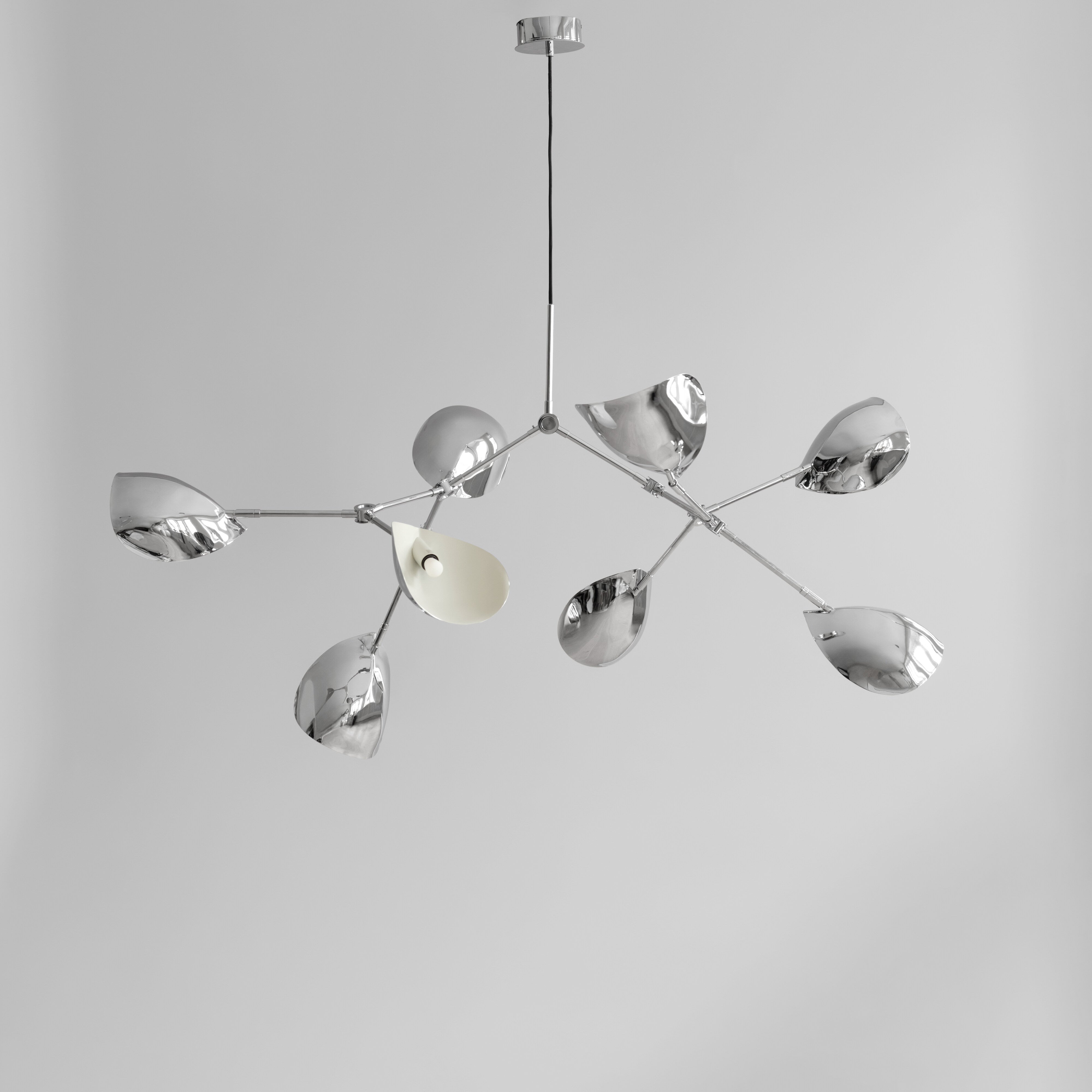 101-copenhagen-stingray-kronleuchter-chrom-designleuchte image 1