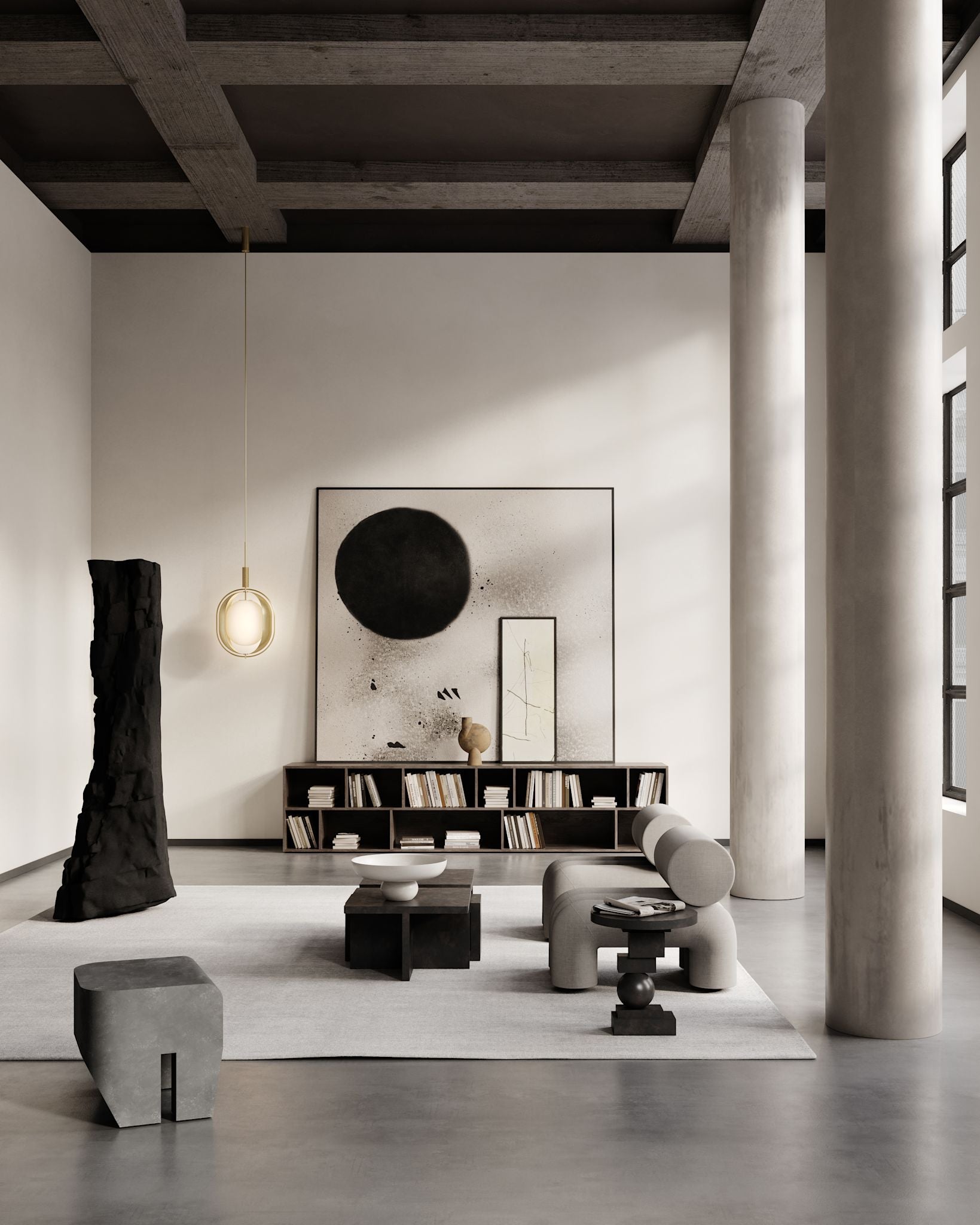 101-copenhagen-sphere-vase-bubl-medio-ocher-keramik image 5