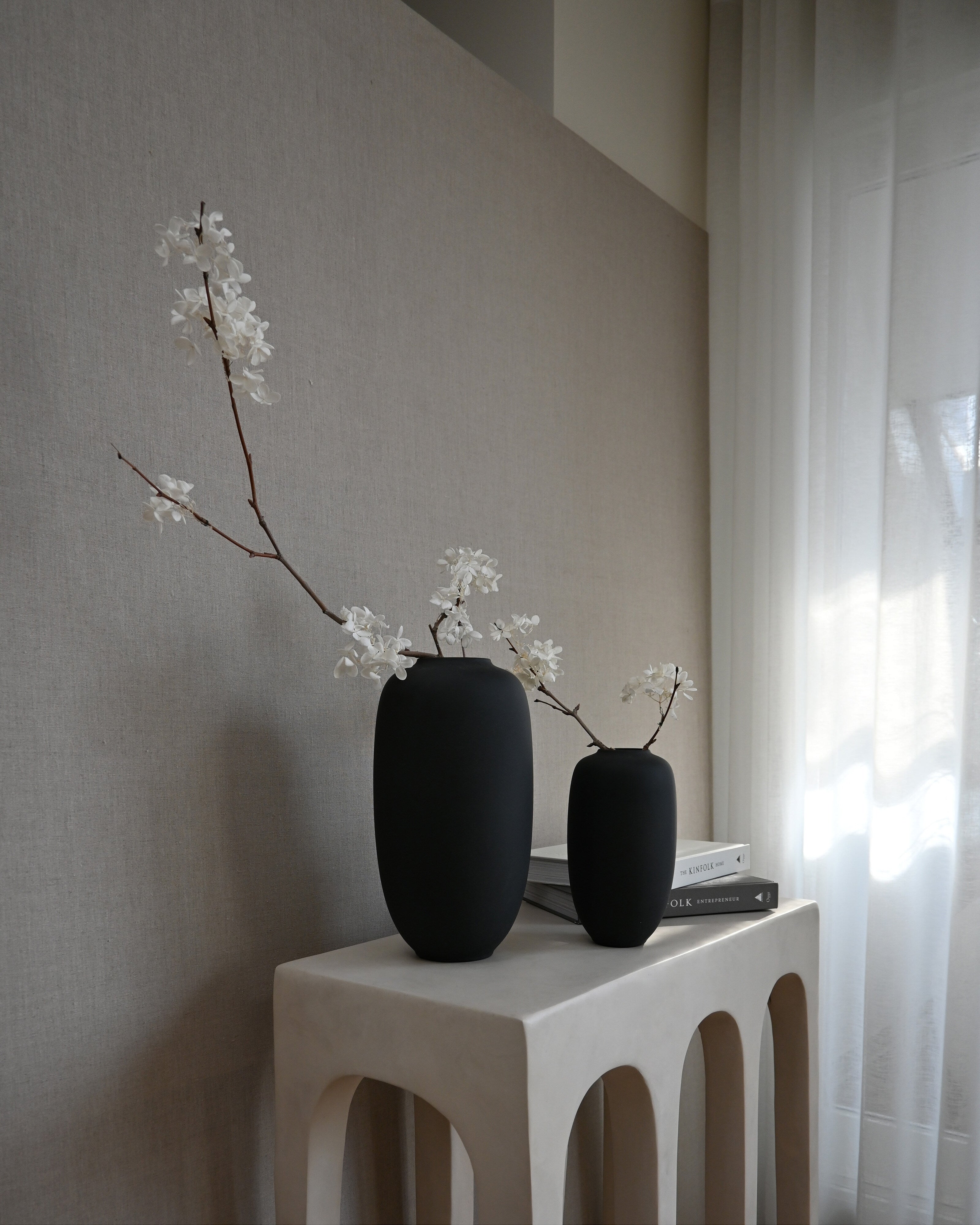101-copenhagen-sunao-vase-slim-petit-black-keramik image 6