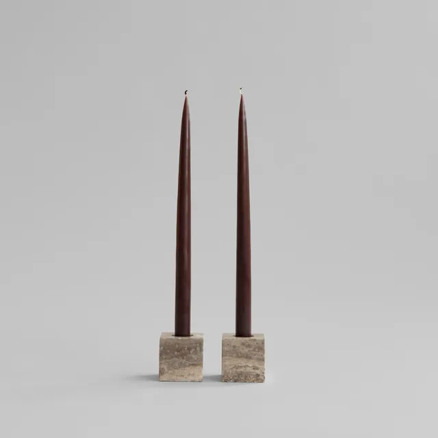 101-copenhagen-cube-kerzenhalter-silver-travertine image 1