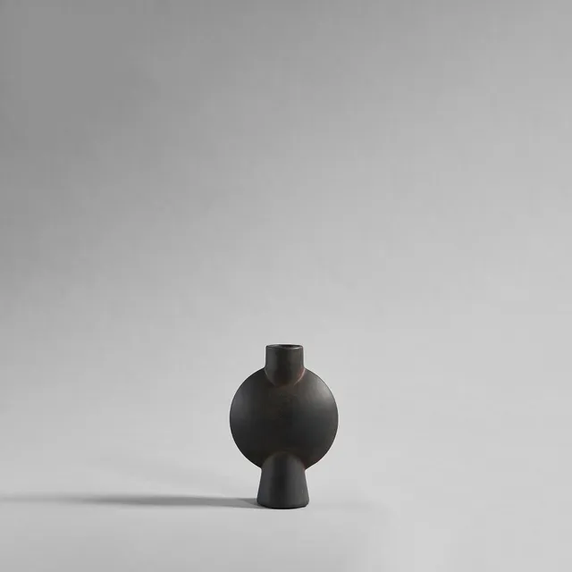 101-copenhagen-sphere-bubl-mini-vase-coffee-keramik image 1