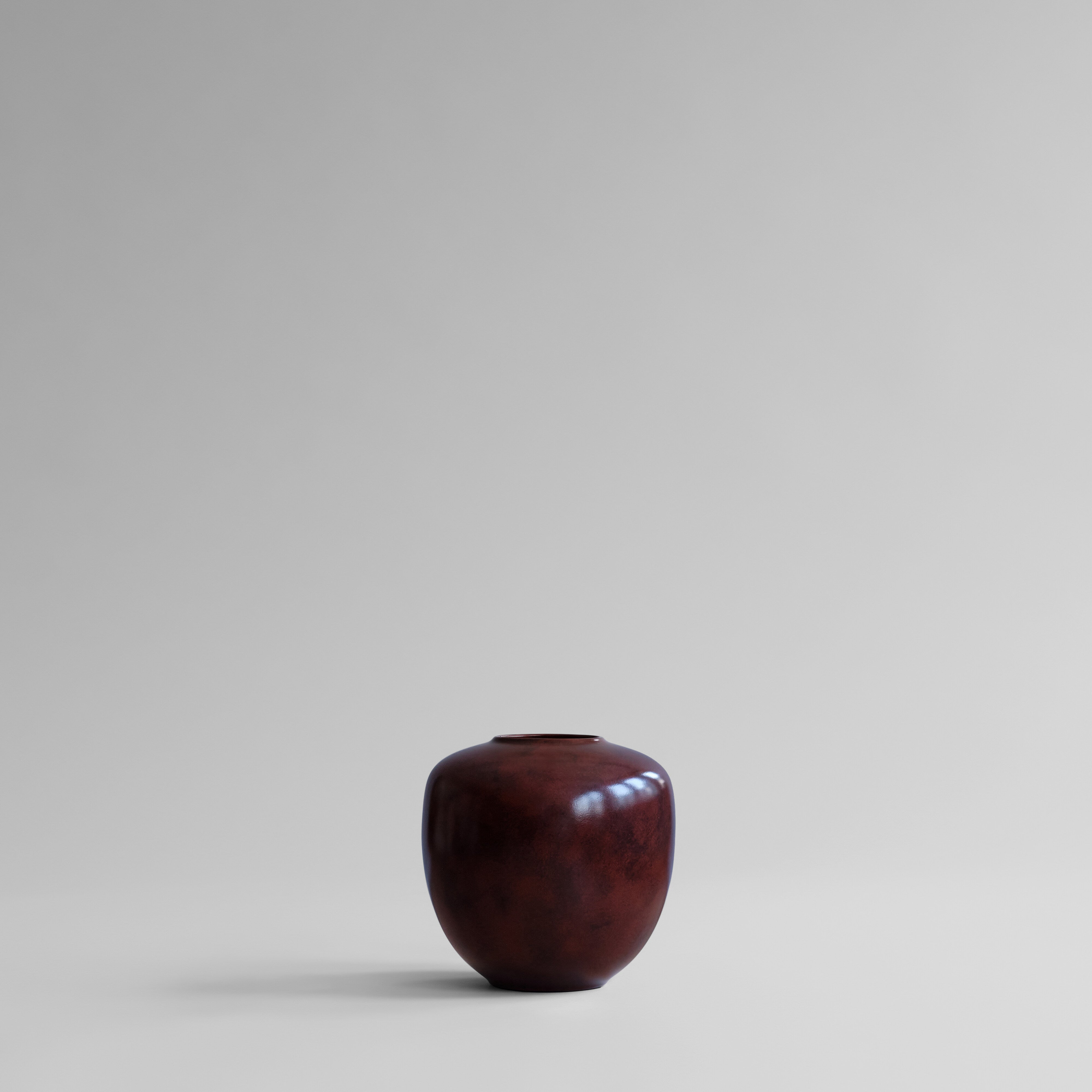 101-copenhagen-sunao-vase-mini-keramikvase-maroon image 1