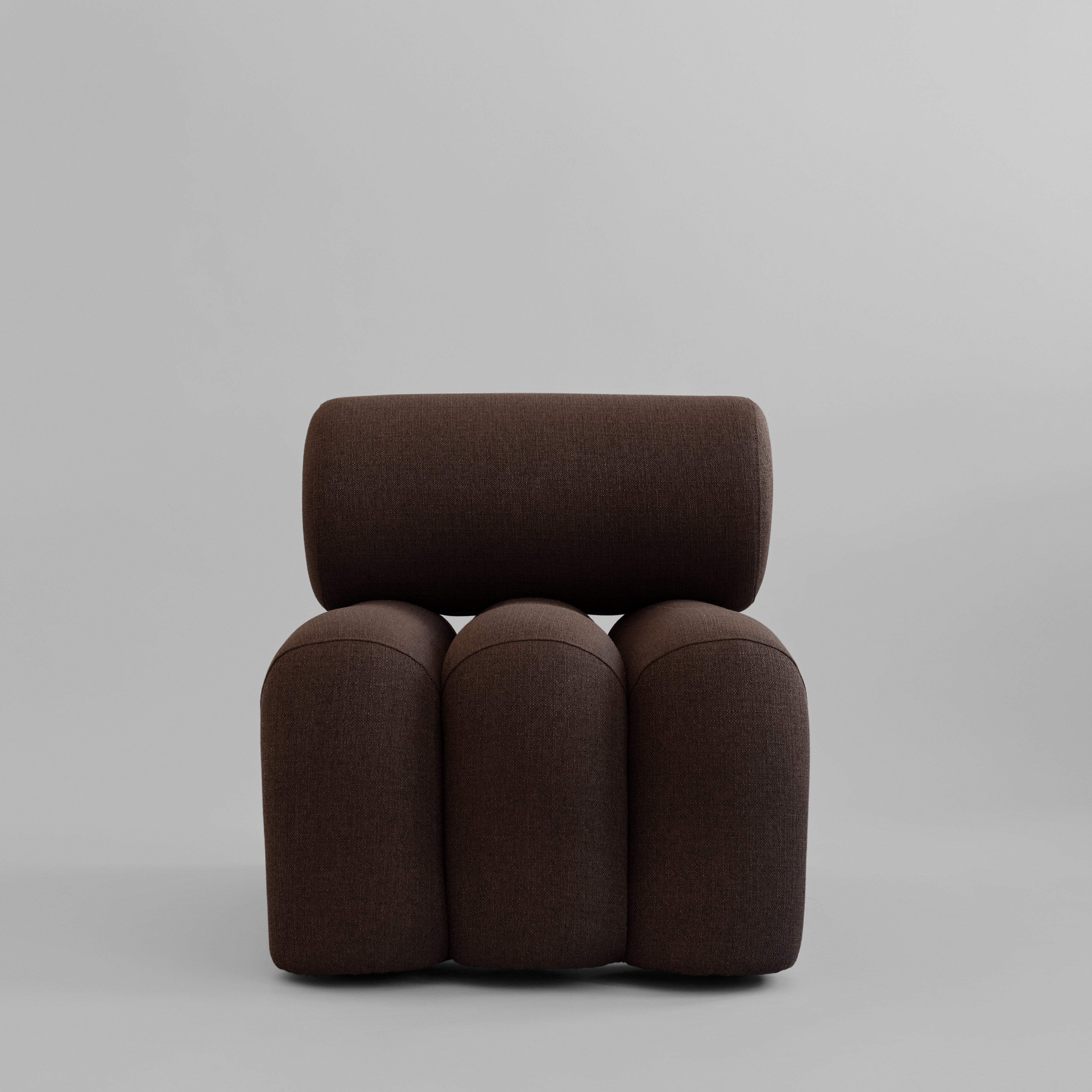 101-copenhagen-foku-chair-sessel-dark-brown-stoff image 7