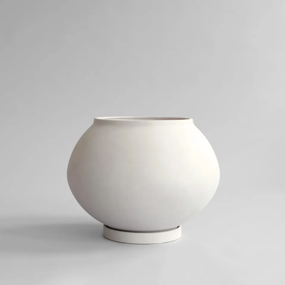 101-copenhagen-sunao-plant-pot-fat-hexa-blumentopf-birch image 1