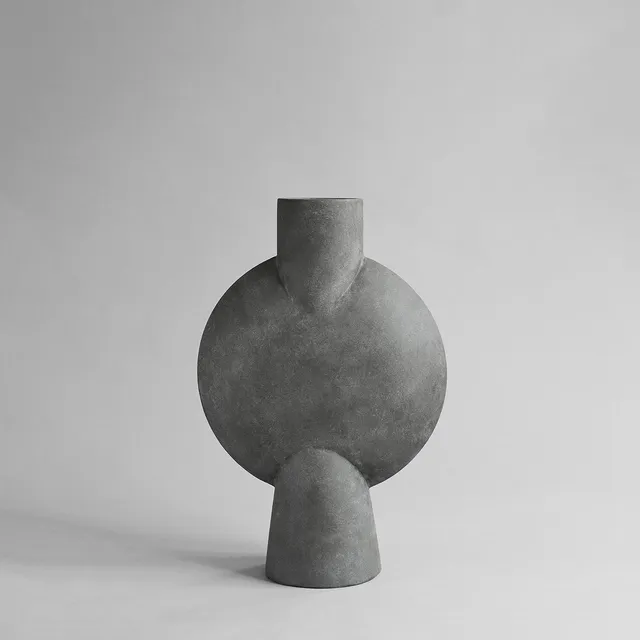 101-copenhagen-sphere-vase-bubl-hexa-dark-grey-keramik image 1