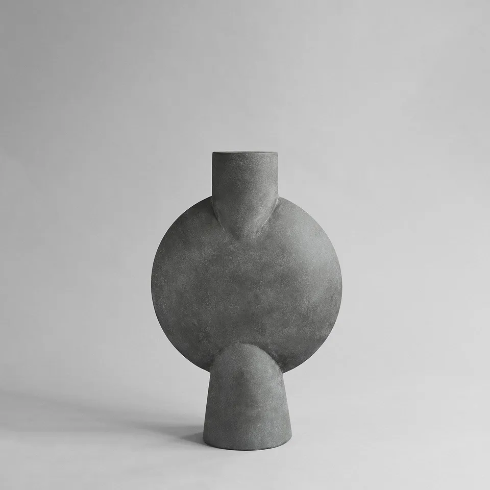 101-copenhagen-sphere-vase-bubl-hexa-dark-grey-keramik image 1