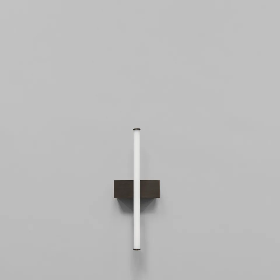 101-copenhagen-stick-wall-lamp-wandleuchte-bronze-led image 1