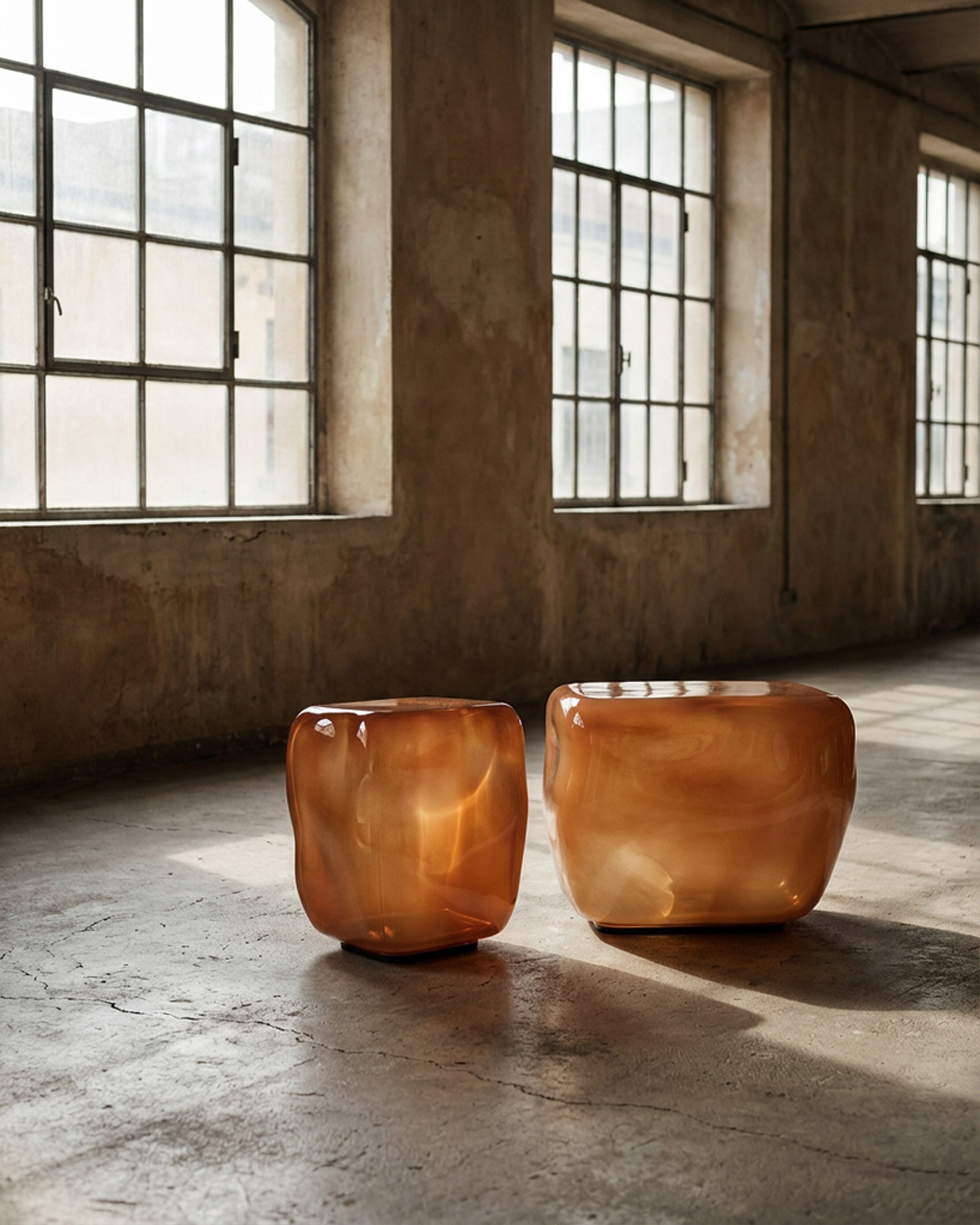 101-copenhagen-ishi-couchtisch-mini-caramel-glas-braun image 2