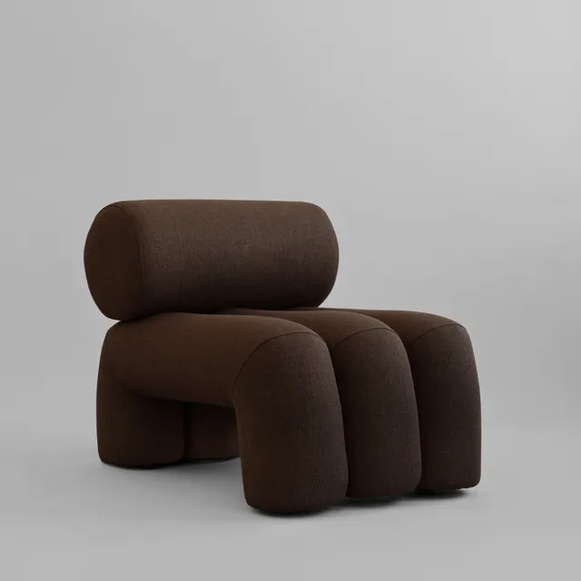 101-copenhagen-foku-chair-sessel-dark-brown-stoff image 1