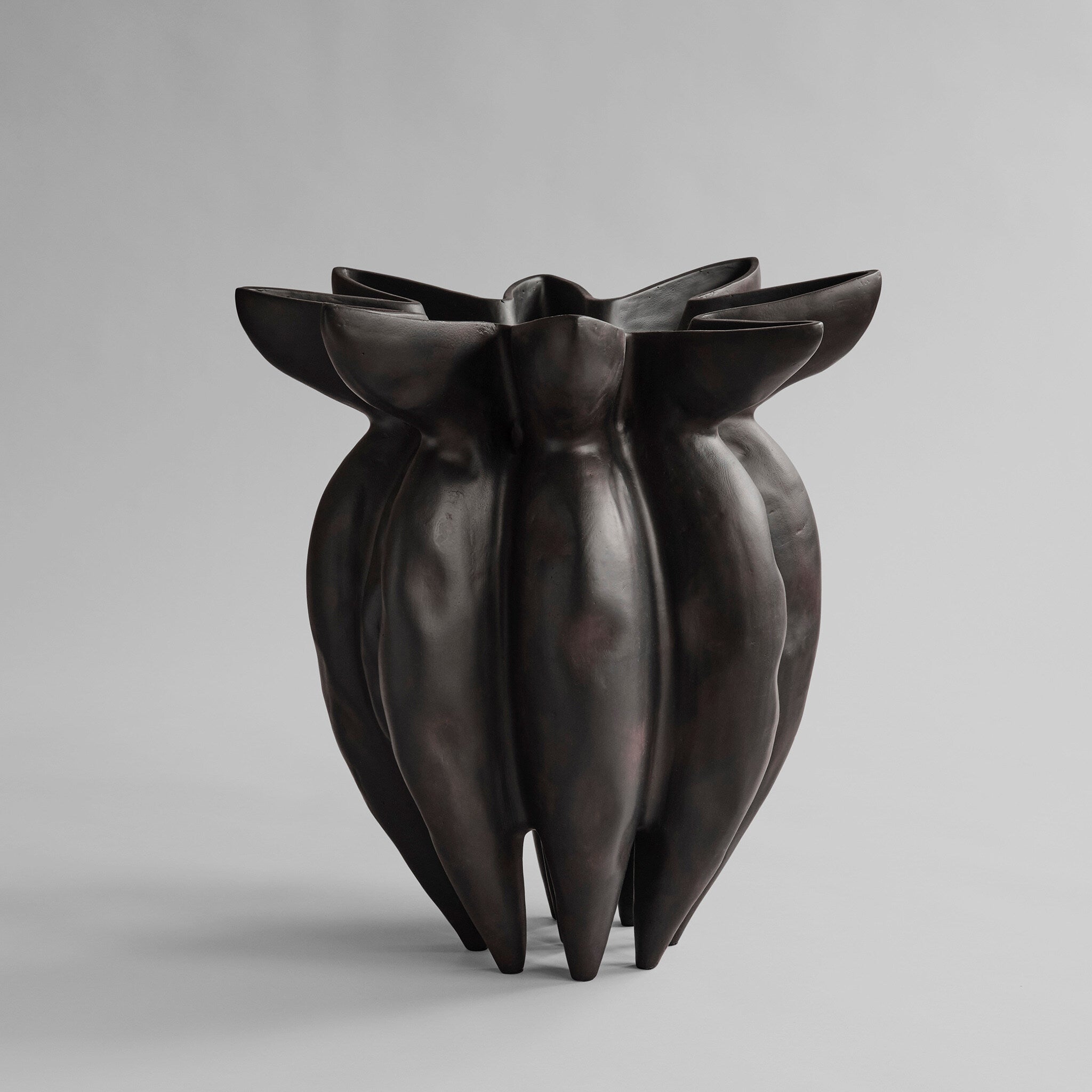 101-copenhagen-lotus-vase-big-bodenvase-coffee-keramik-gro image 1