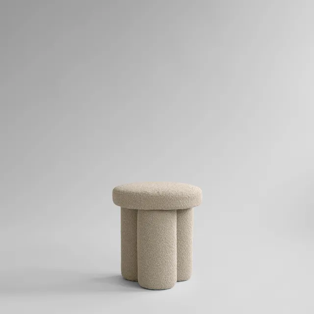 101-copenhagen-big-foot-hocker-smoked-sand-boucl image 1