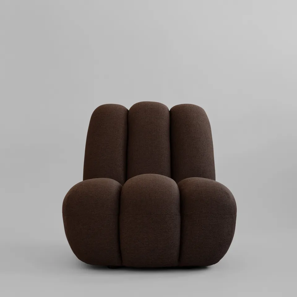 101-copenhagen-toe-chair-sessel-dark-brown-stoff image 1