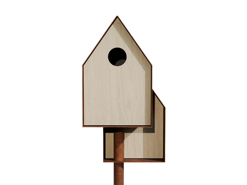 frederik-roij-noaste-noaber-vogelhaus-cortenstahl image 6