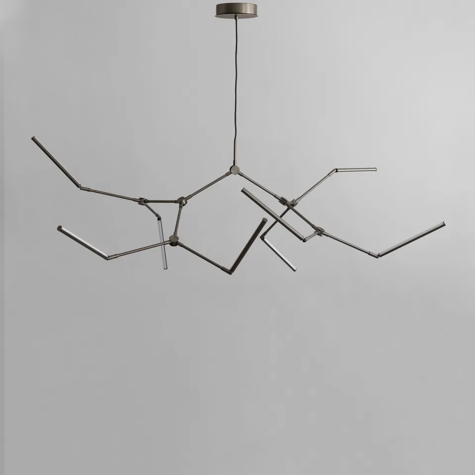 101-copenhagen-stick-kronleuchter-bronze-led-8-armig image 1