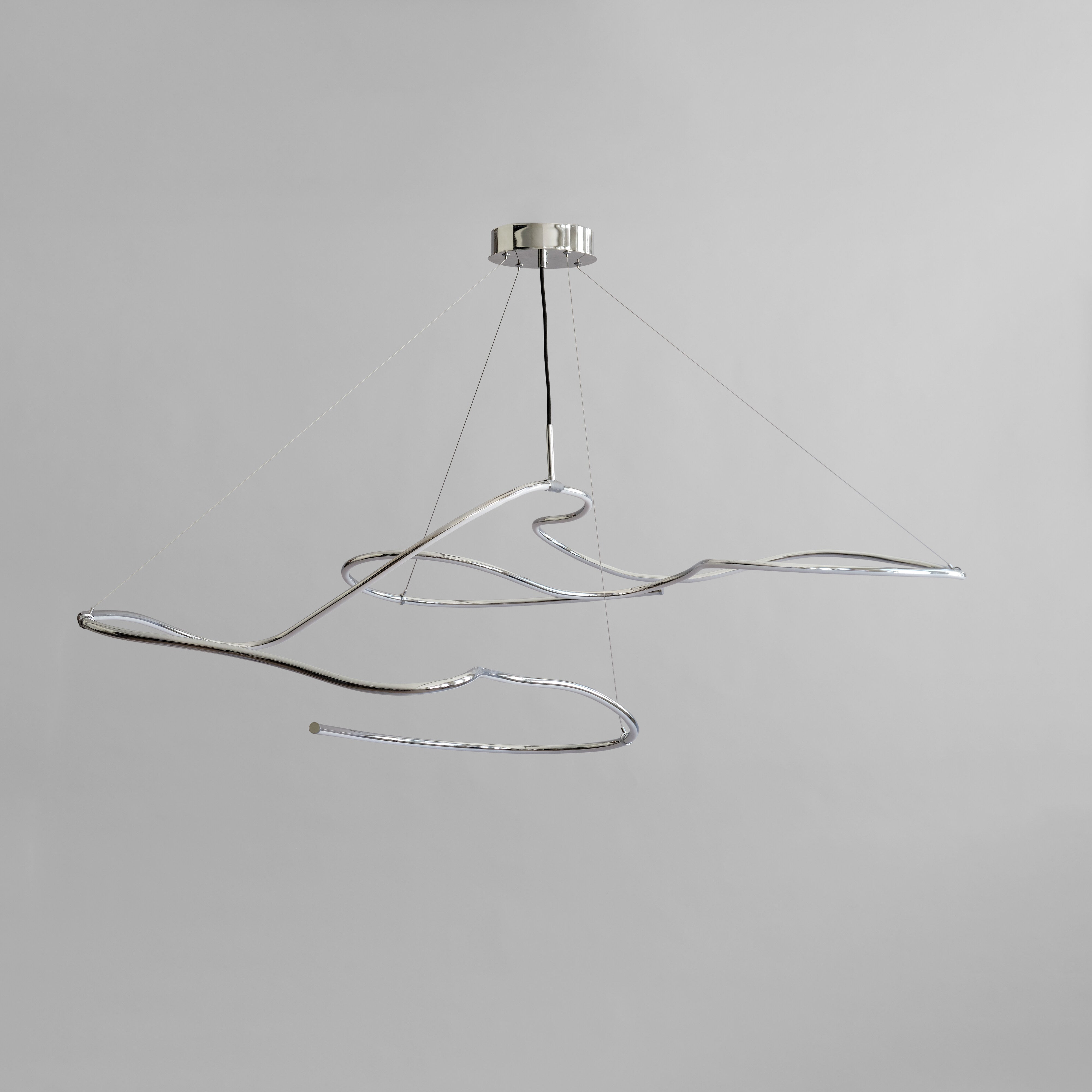 101-copenhagen-ghost-chandelier-big-kronleuchter-chrom-led image 1