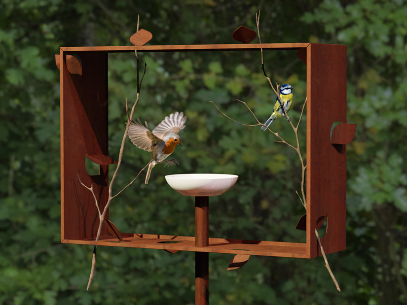frederik-roij-framed-feeder-vogelhaus-cortenstahl-195-cm image 6