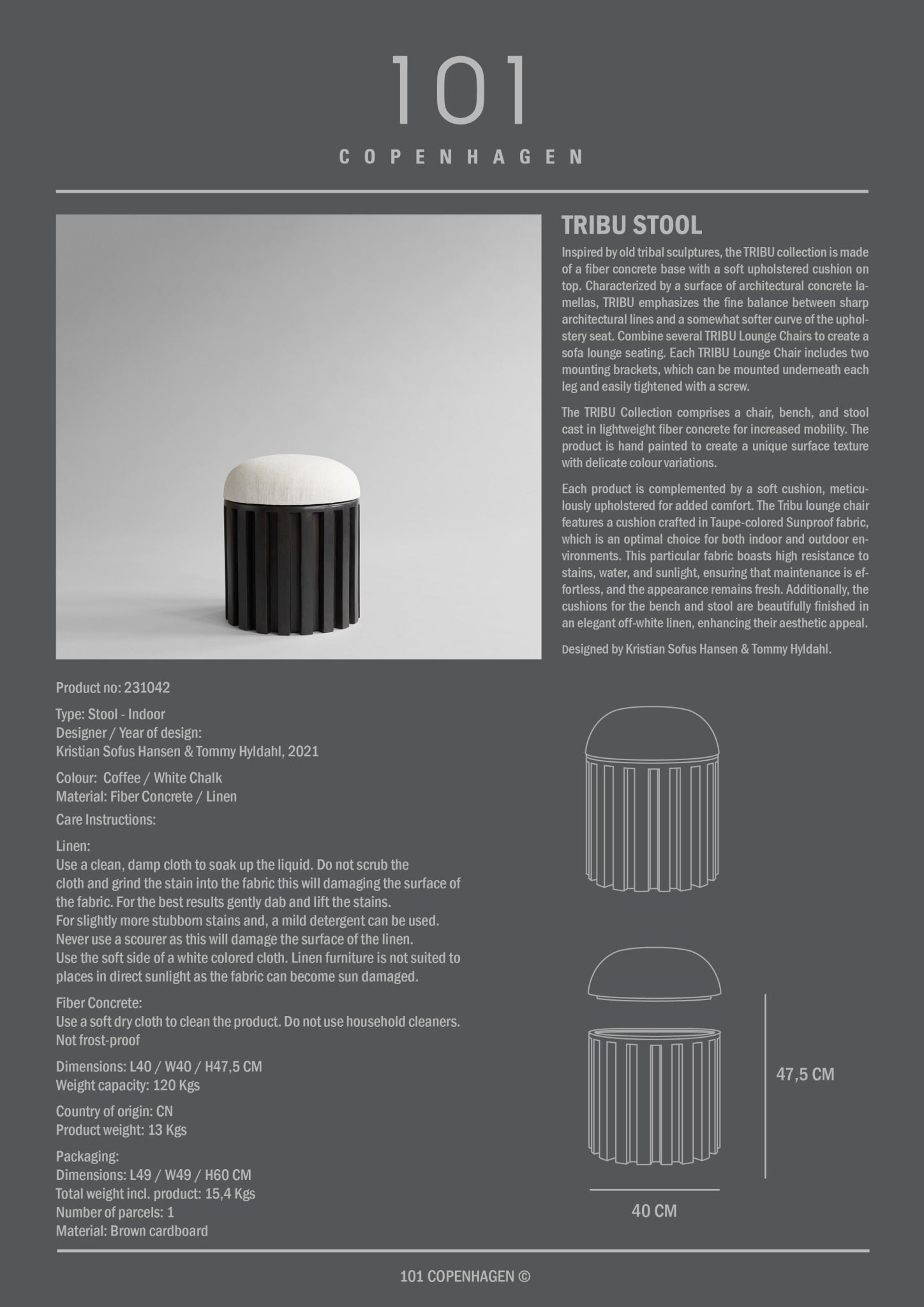 101-copenhagen-tribu-hocker-coffee-faserbeton-mit-kissen image 7