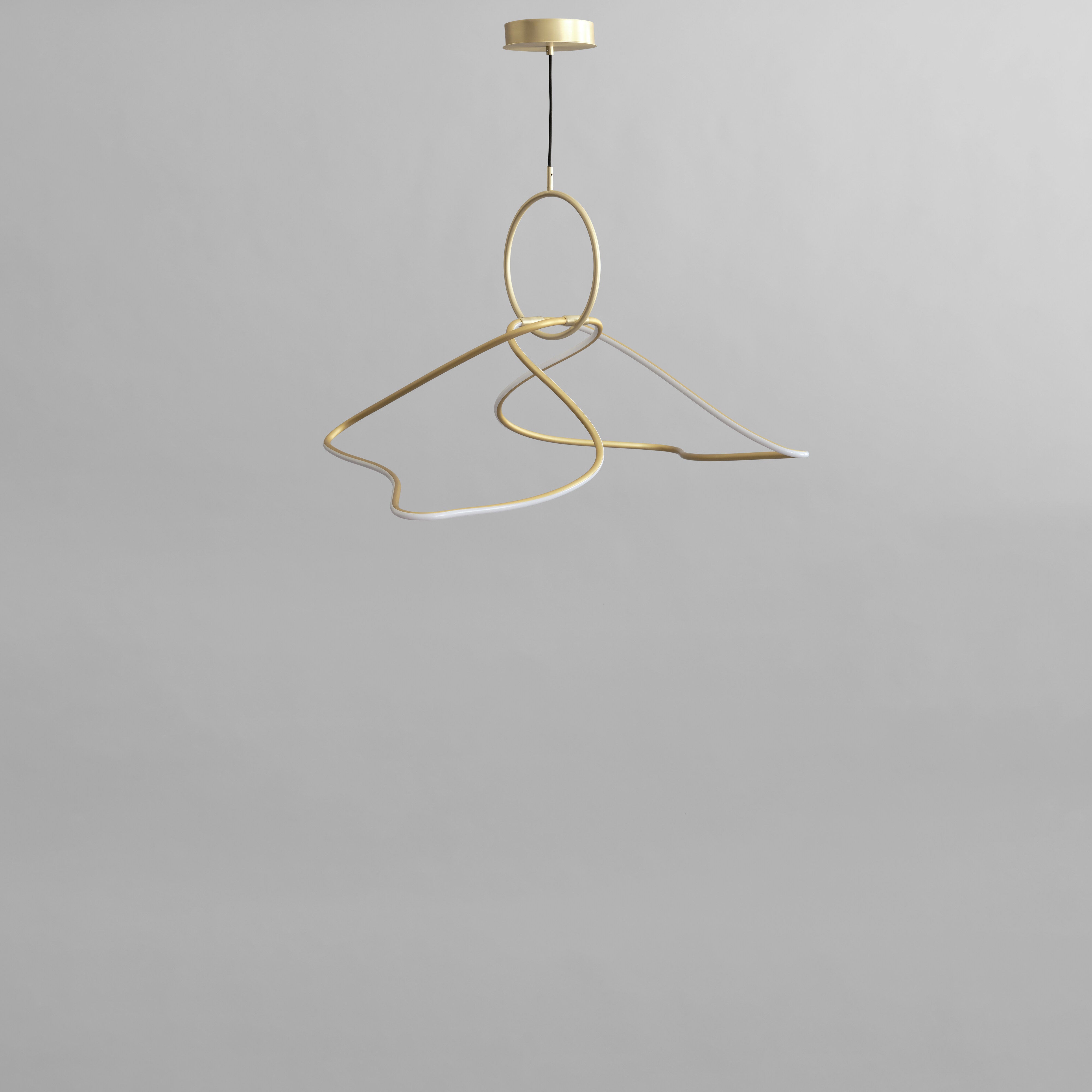 101-copenhagen-kumo-chandelier-mini-kronleuchter-messing-led image 4