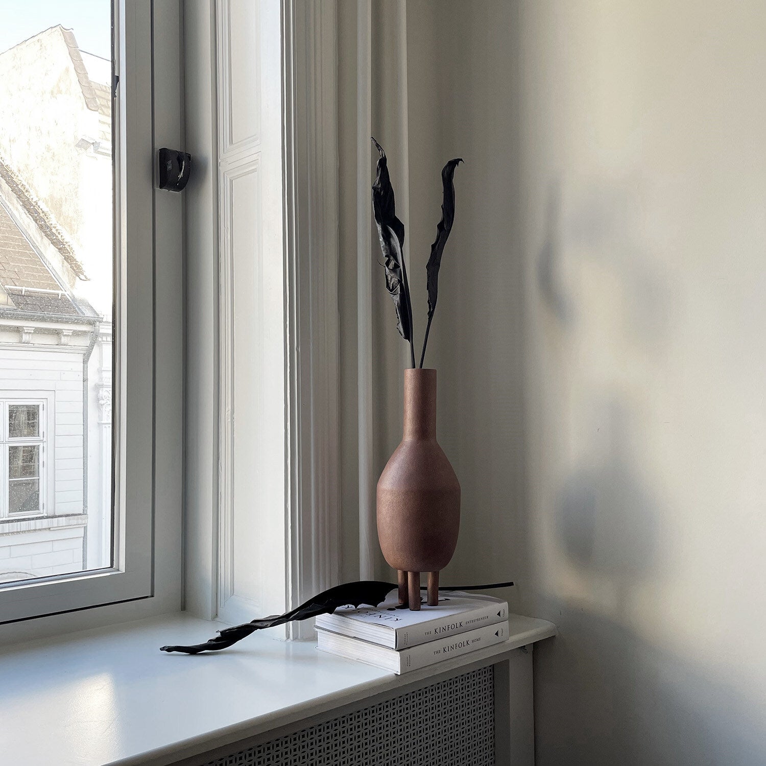101-copenhagen-duck-slim-vase-terracotta-keramik image 2