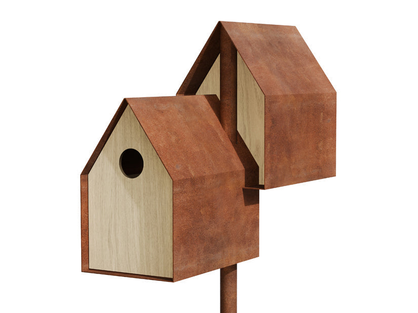 frederik-roij-noaste-noaber-vogelhaus-cortenstahl image 3