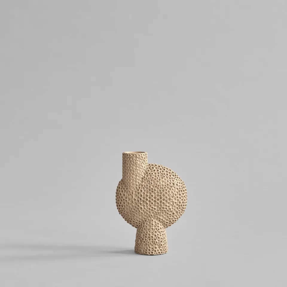 101-copenhagen-sphere-bubl-shisen-medio-vase-sand image 1