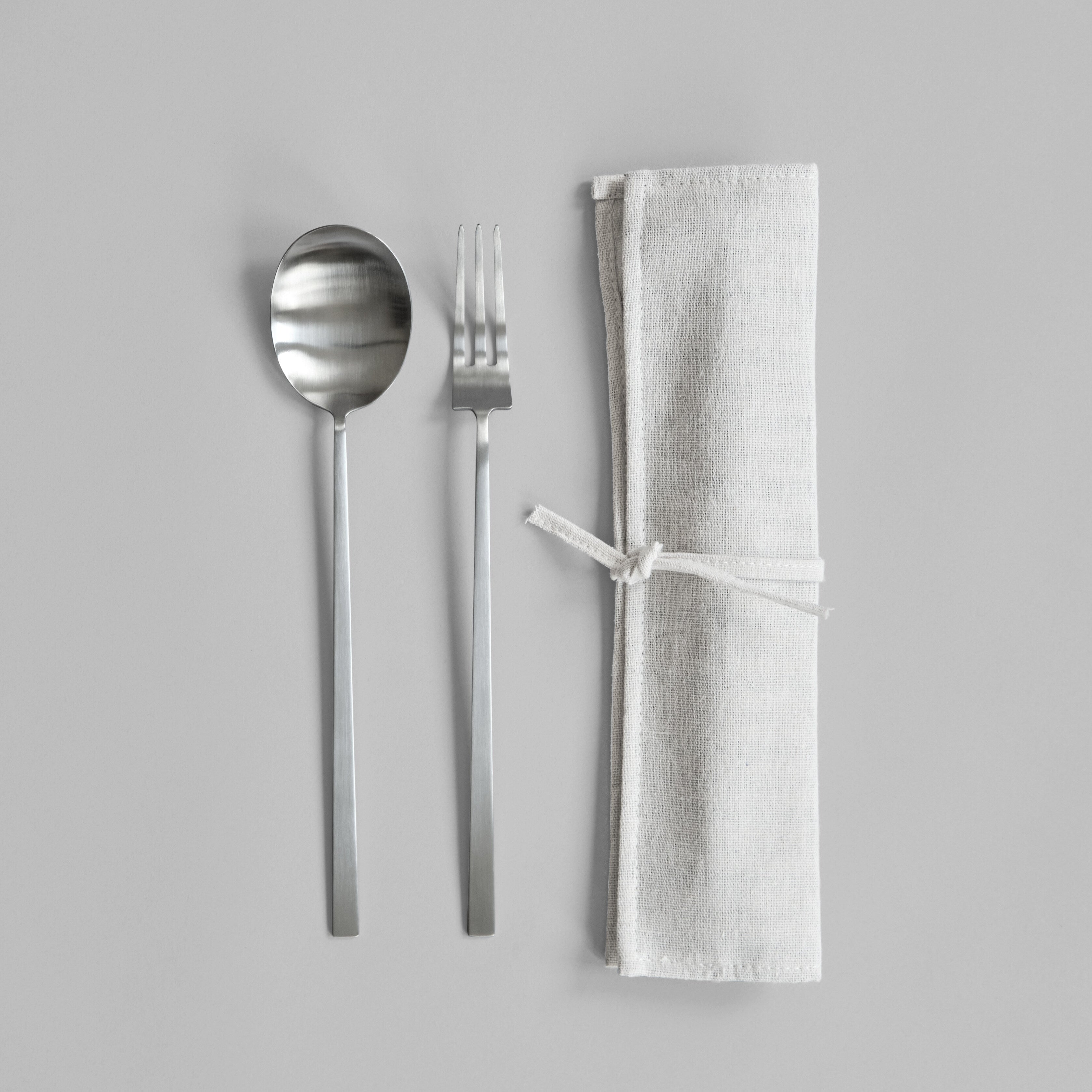 101-copenhagen-kogei-salatbesteck-brushed-steel-2-teilig image 8