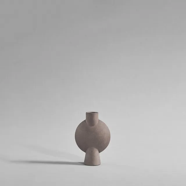 101-copenhagen-sphere-bubl-mini-vase-taupe-keramik image 1