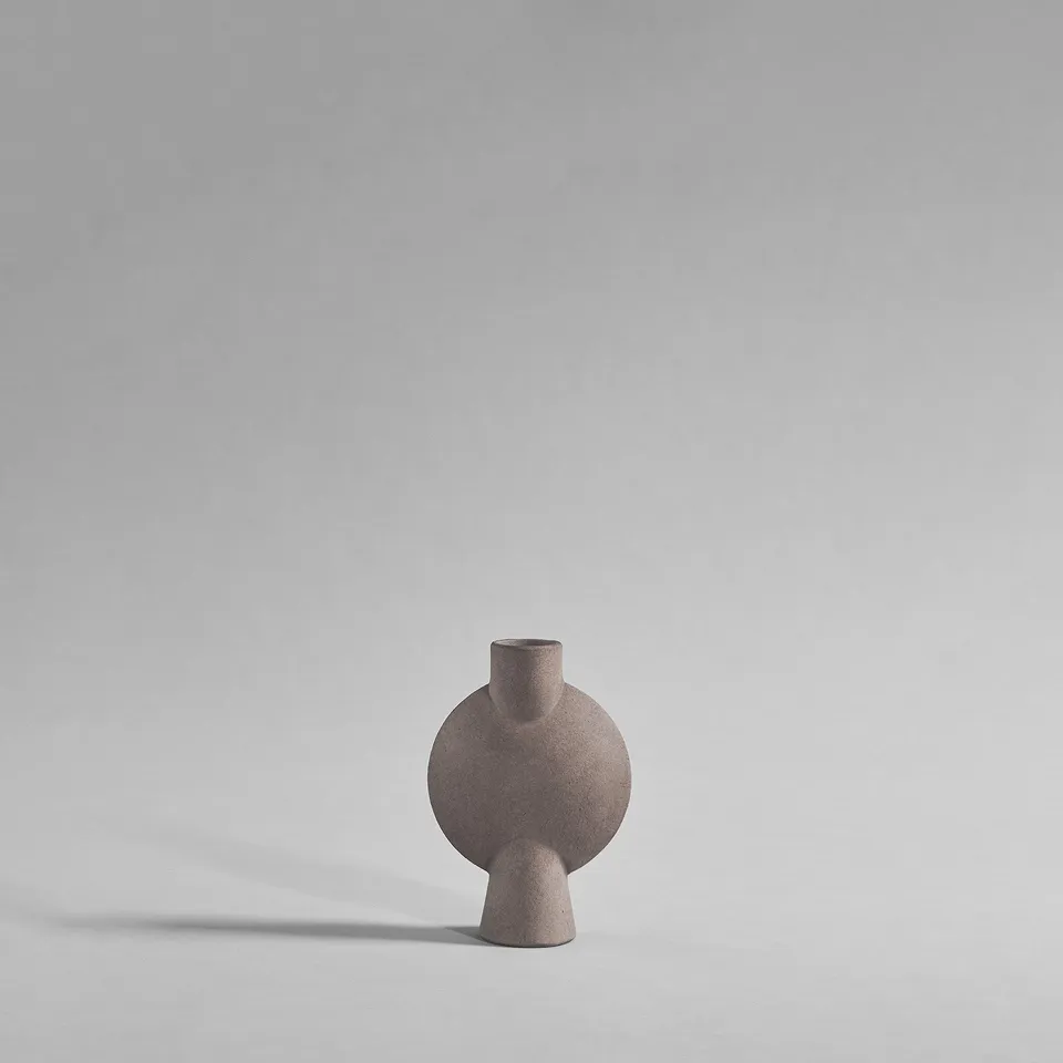 101-copenhagen-sphere-bubl-mini-vase-taupe-keramik image 1