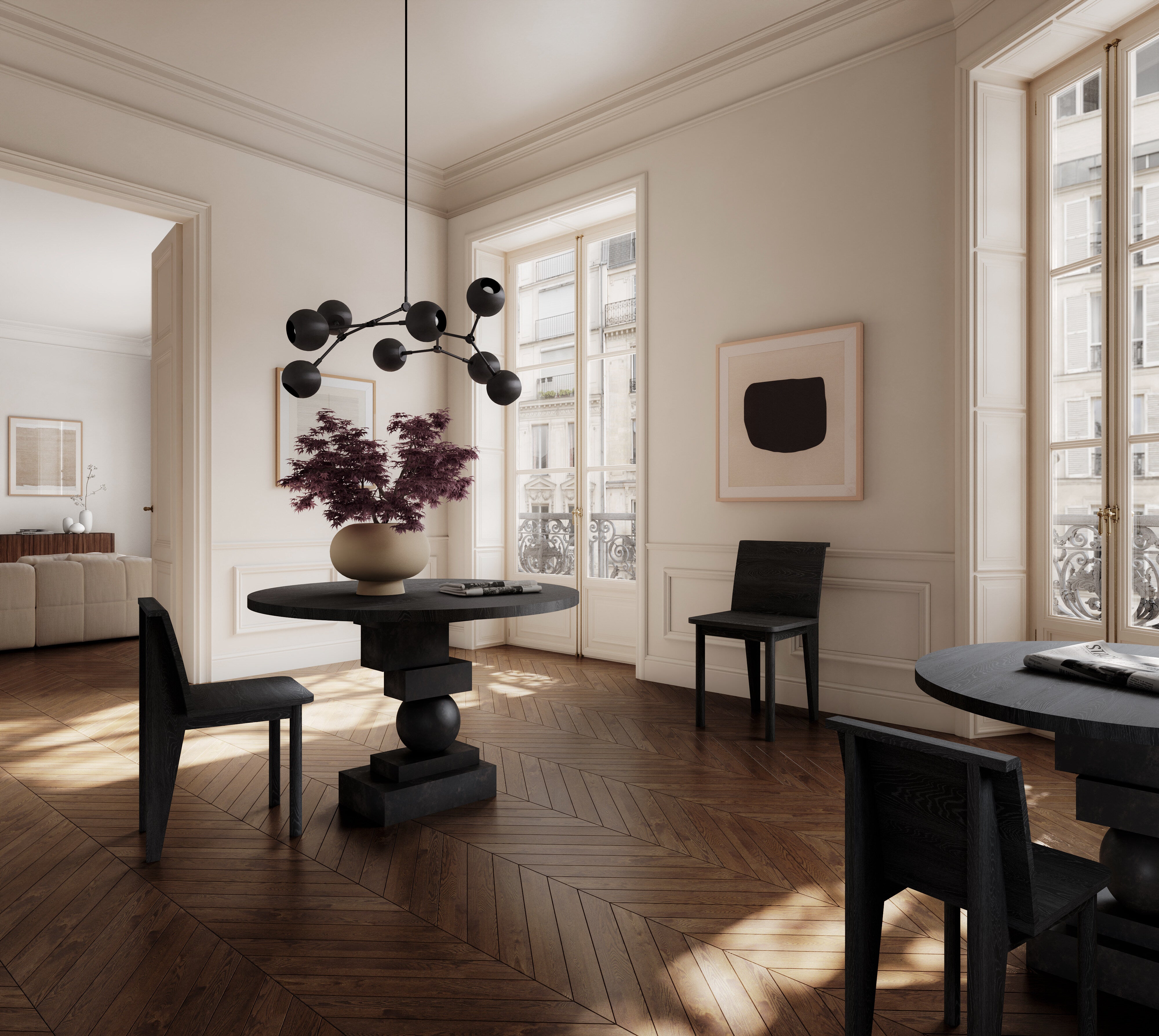 101-copenhagen-artist-esstisch-120-cm-coffee-black-oak image 3