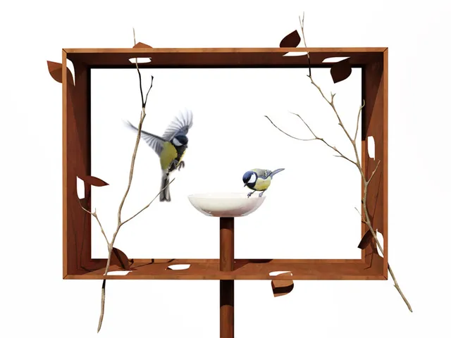 frederik-roij-framed-feeder-vogelhaus-cortenstahl-195-cm image 1