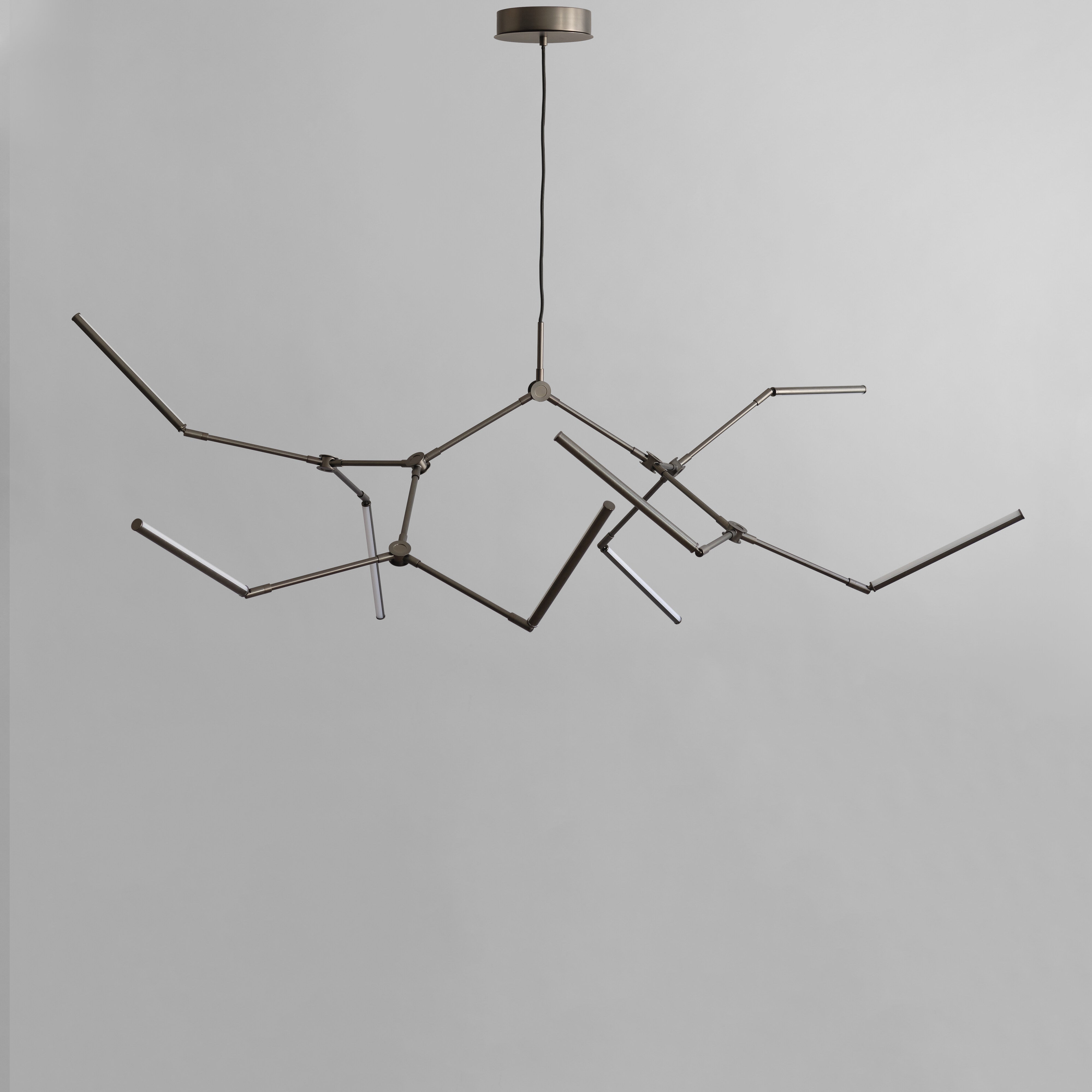 101-copenhagen-stick-kronleuchter-bronze-led-8-armig image 1