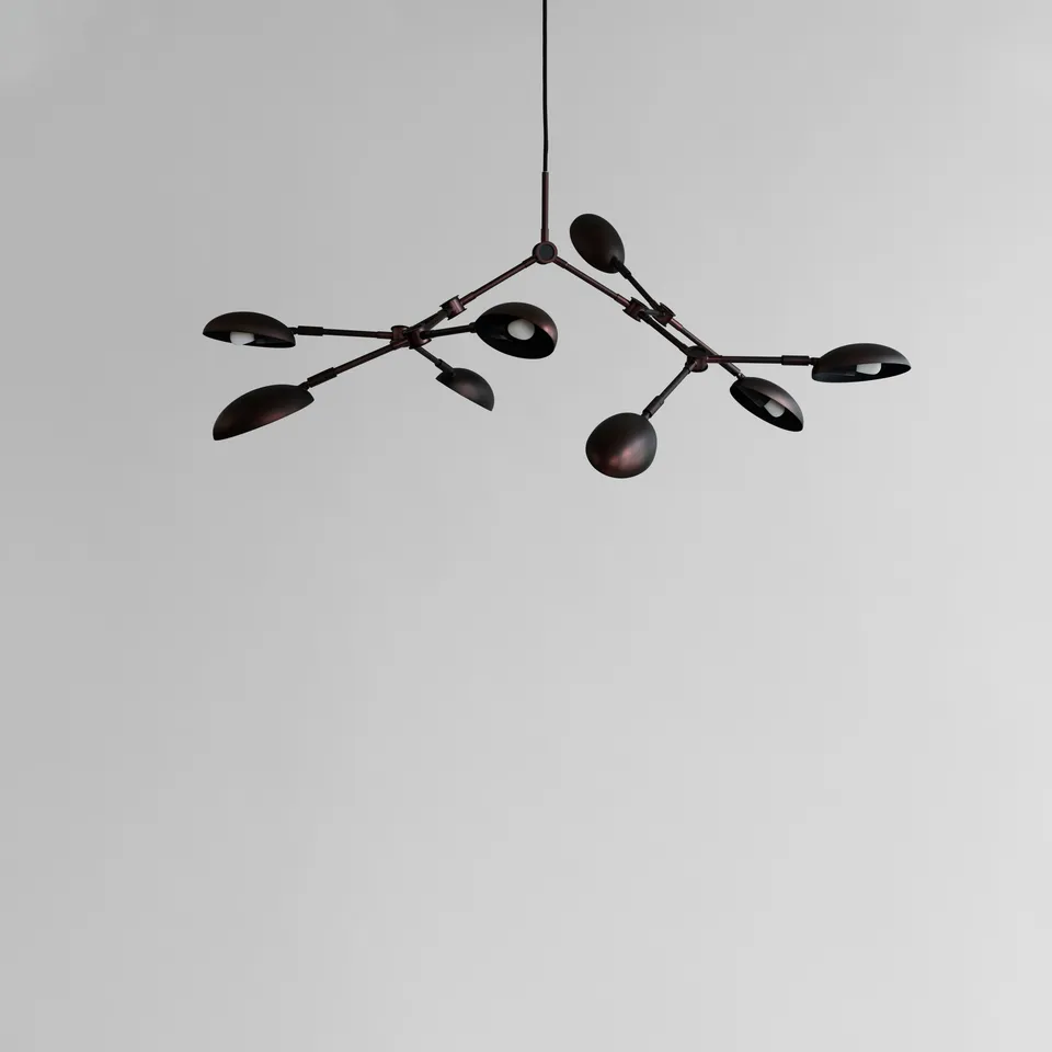101-copenhagen-drop-mini-kronleuchter-burned-black-14-armig image 1