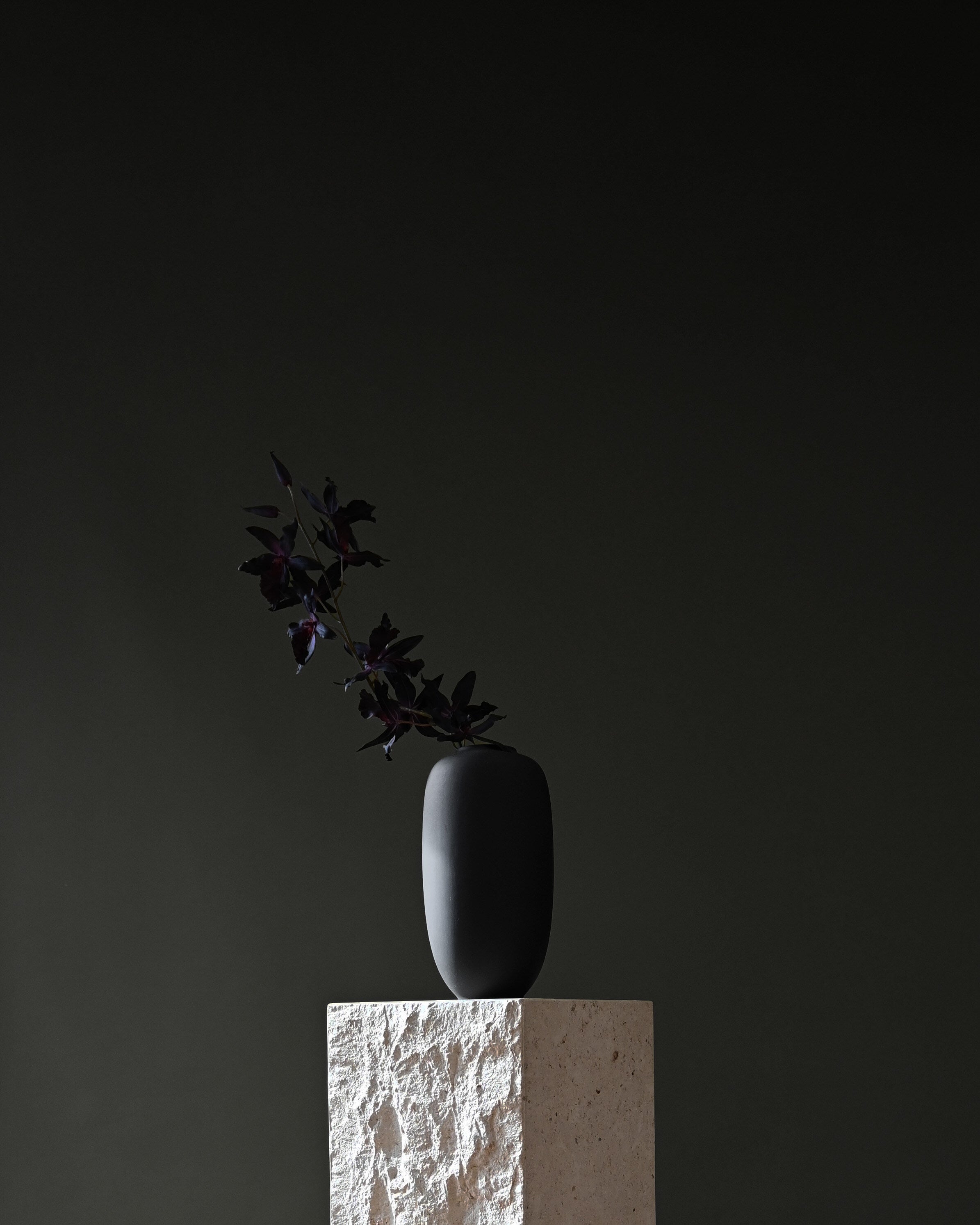 101-copenhagen-sunao-vase-slim-mini-schwarz-keramik image 7