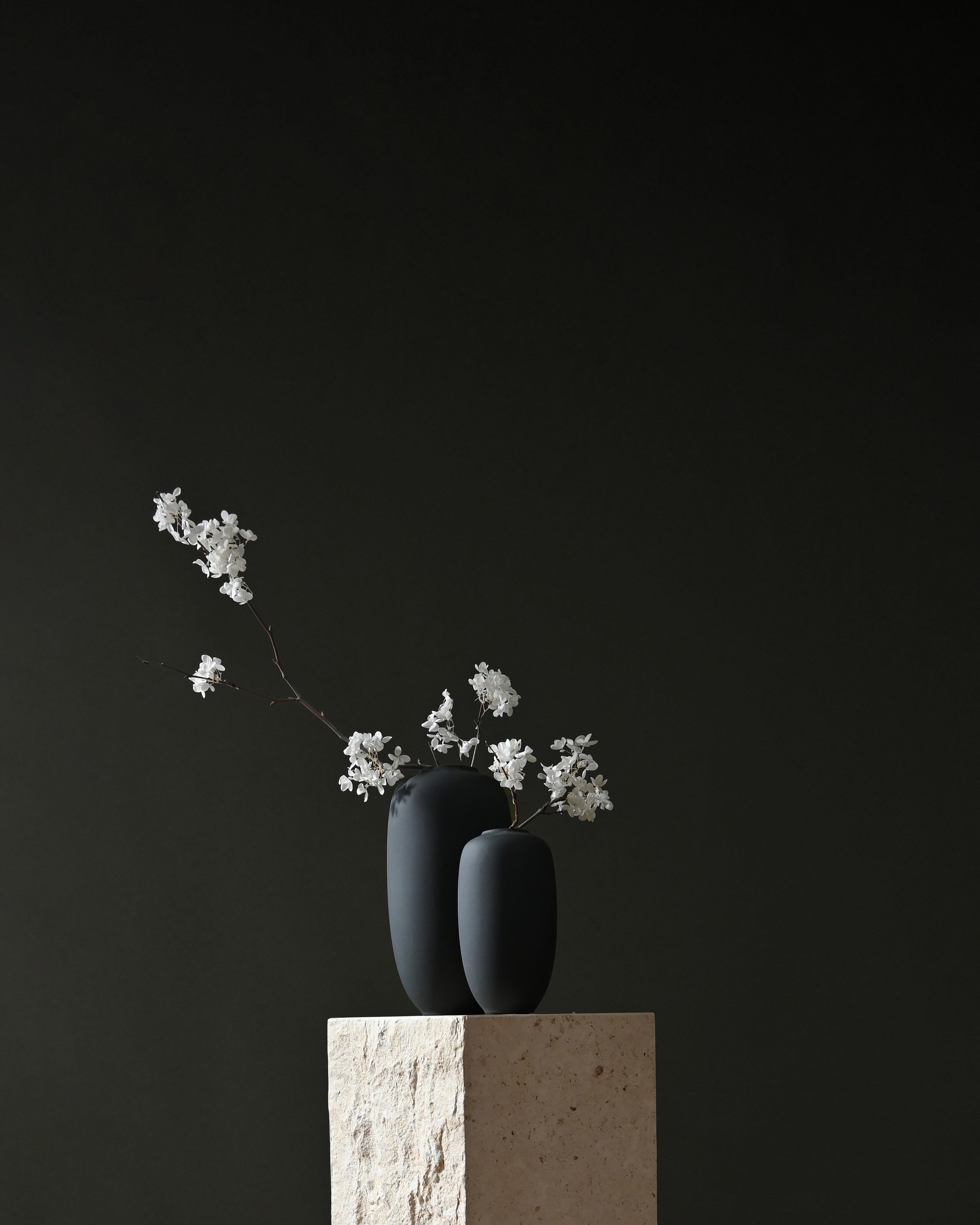 101-copenhagen-sunao-vase-slim-petit-black-keramik image 3