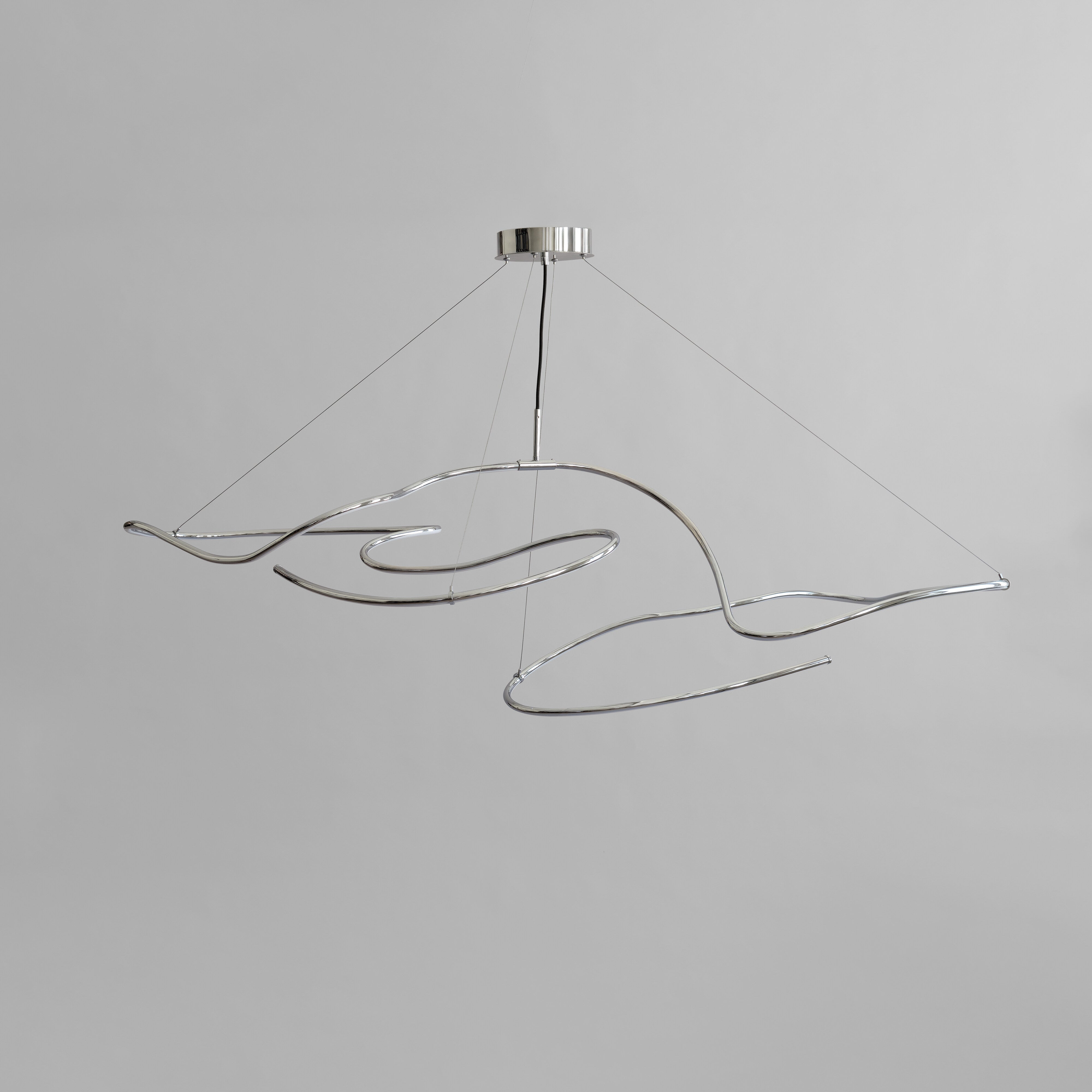 101-copenhagen-ghost-chandelier-big-kronleuchter-chrom-led image 5