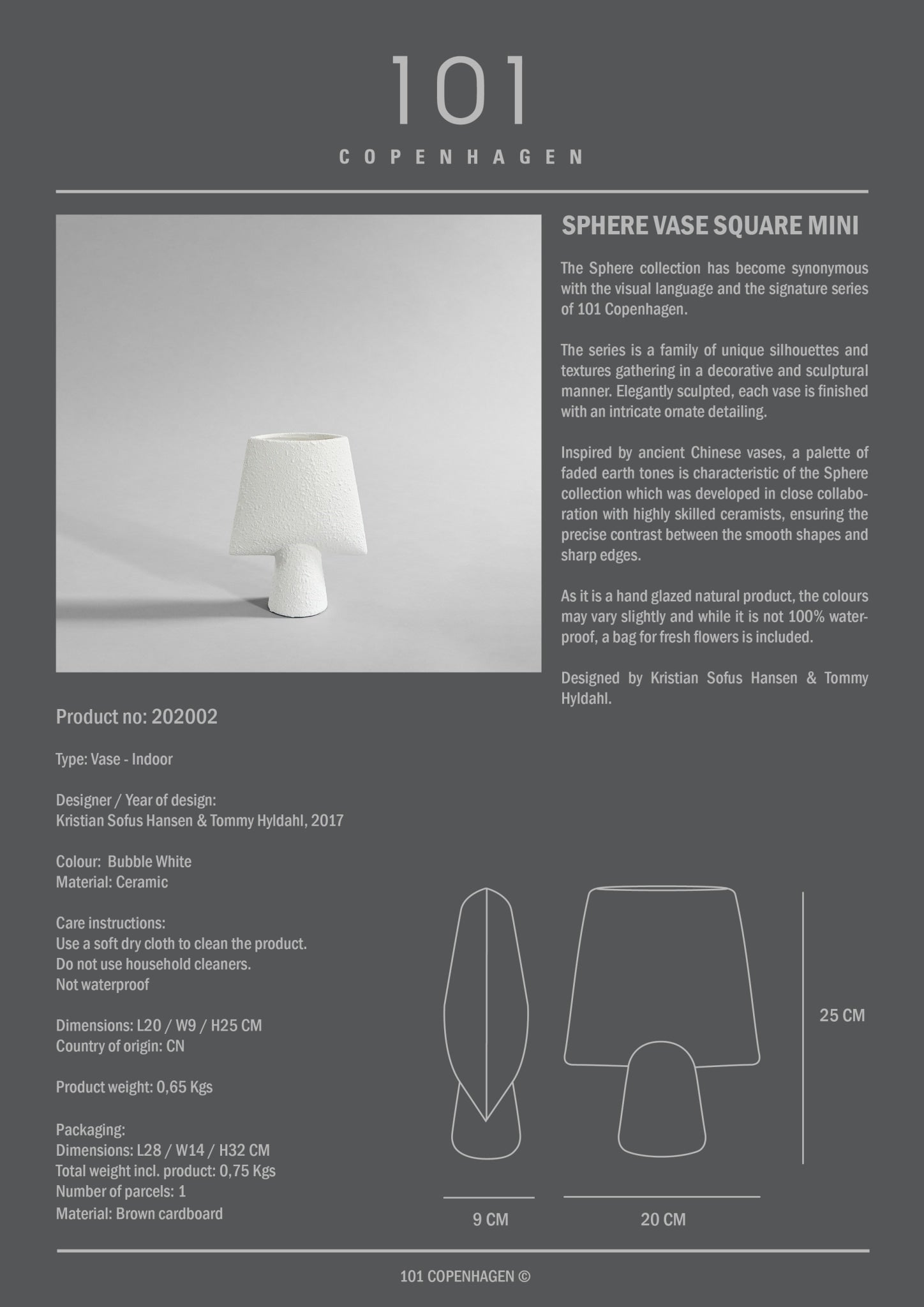 101-copenhagen-sphere-vase-square-mini-bubble-white image 4