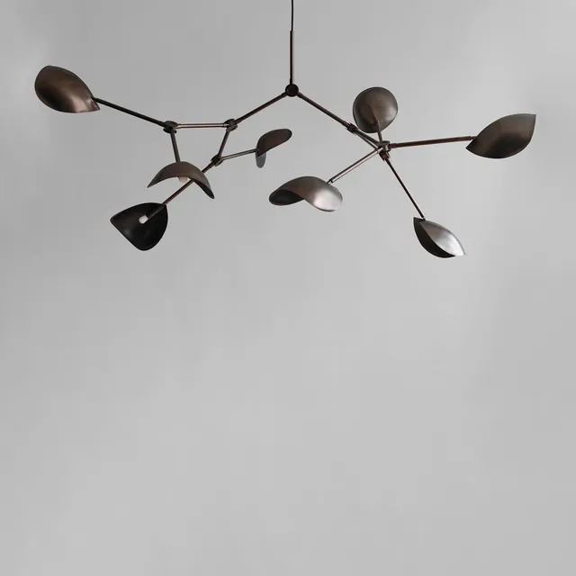 101-copenhagen-stingray-chandelier-grande-kronleuchter-bronze image 1