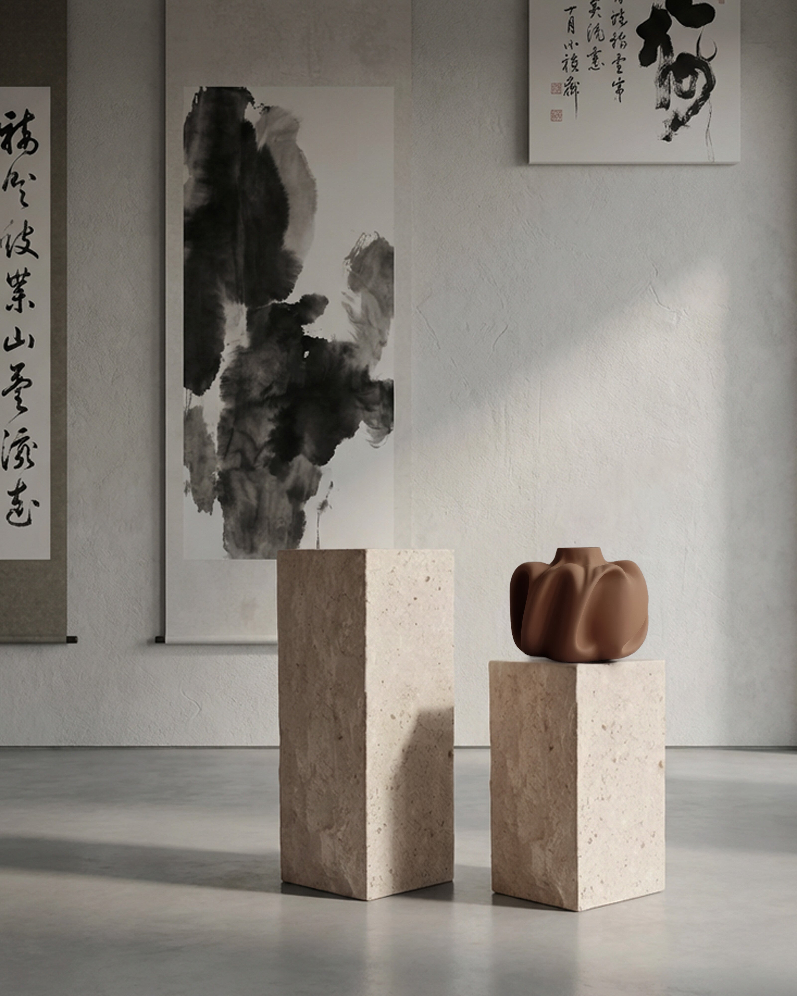 101-copenhagen-wabi-medio-vase-almond-keramik image 3