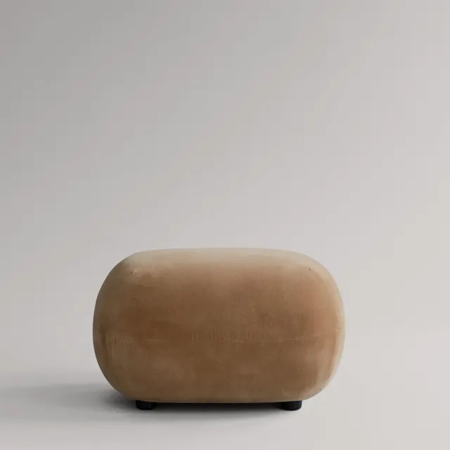101-copenhagen-toe-ottoman-desert-woll-samt-hocker-beige image 1