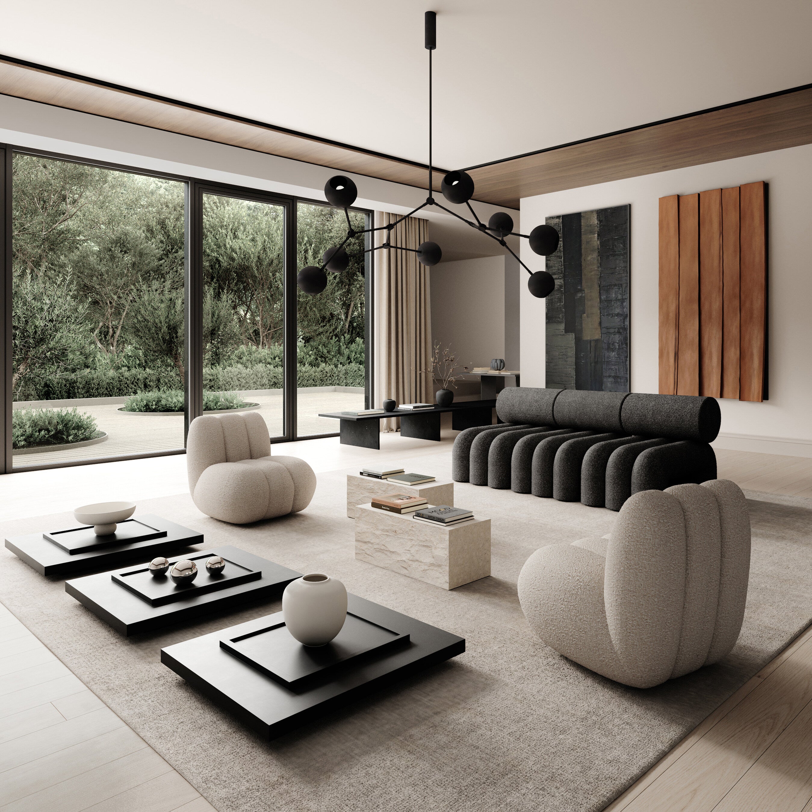 101-copenhagen-foku-chair-loungesessel-deep-taupe-boucl image 4