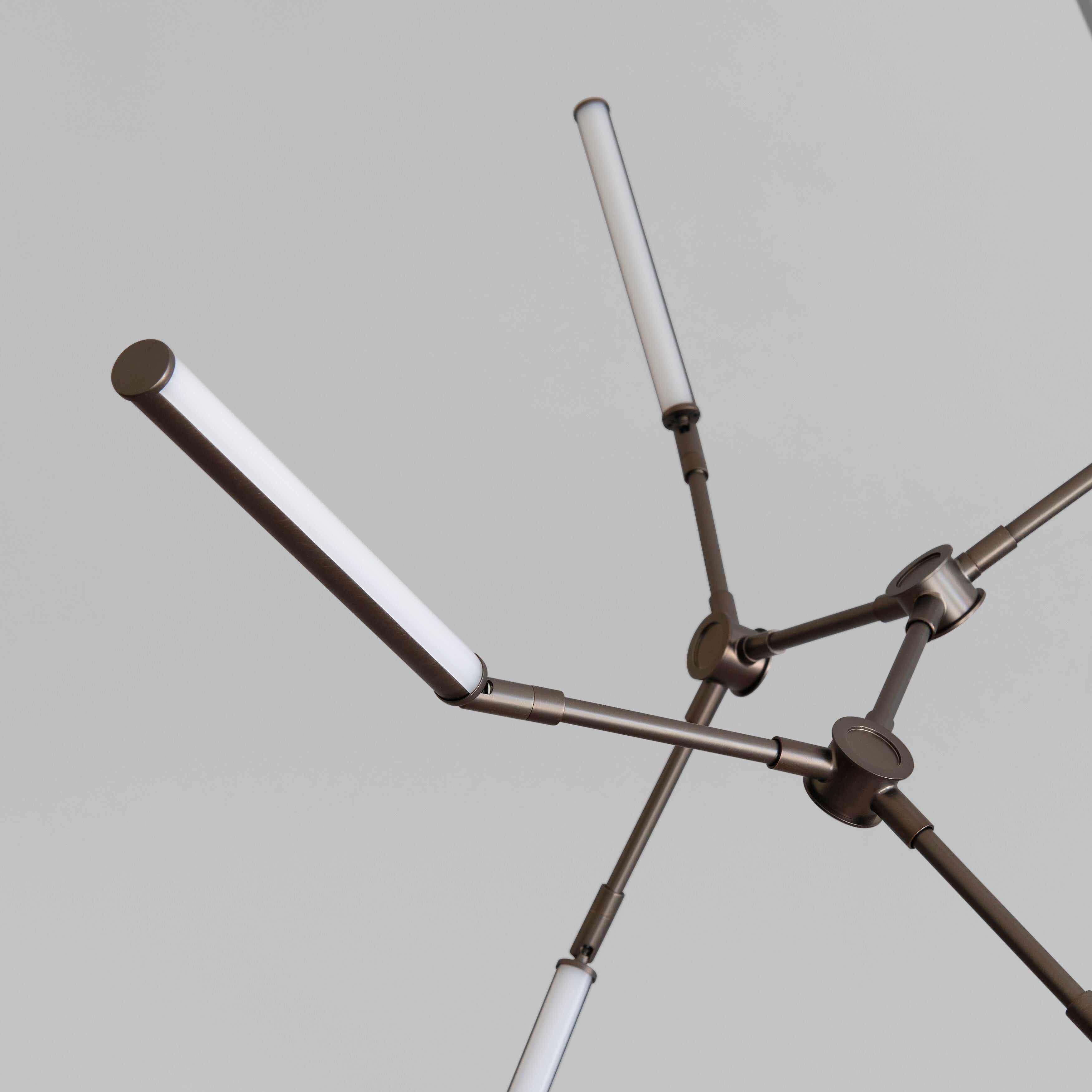 101-copenhagen-stick-chandelier-mini-bronze-led-kronleuchter image 3