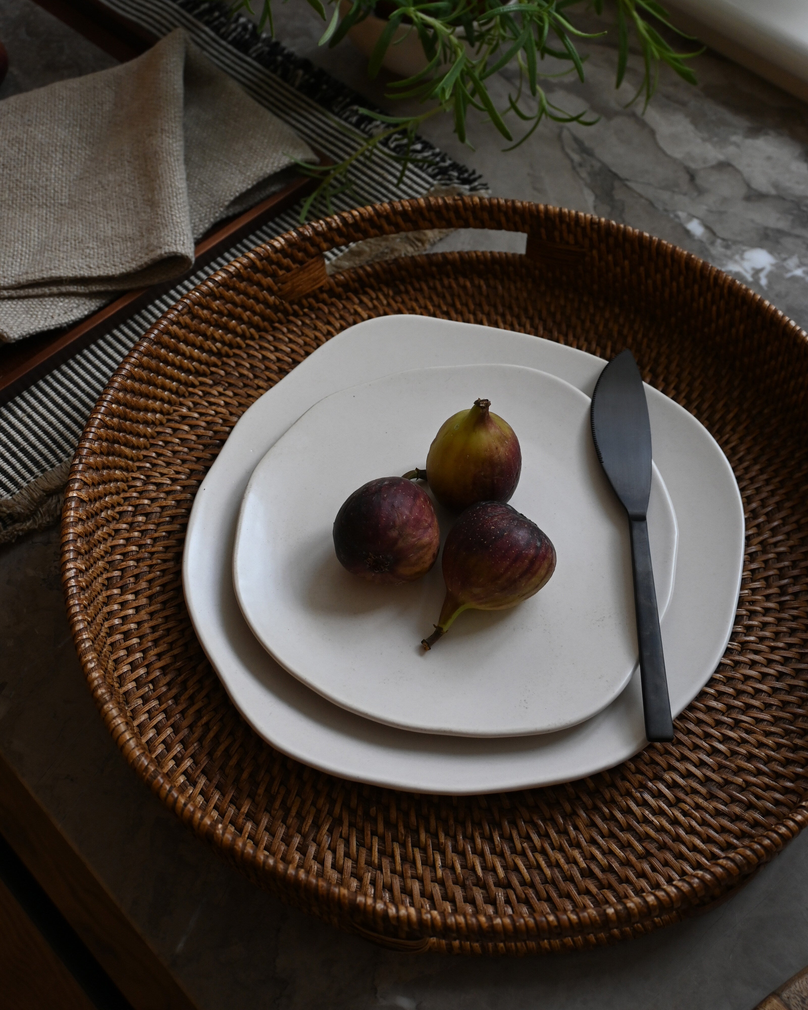 101-copenhagen-native-dessertteller-beige-steingut-2er-set image 8