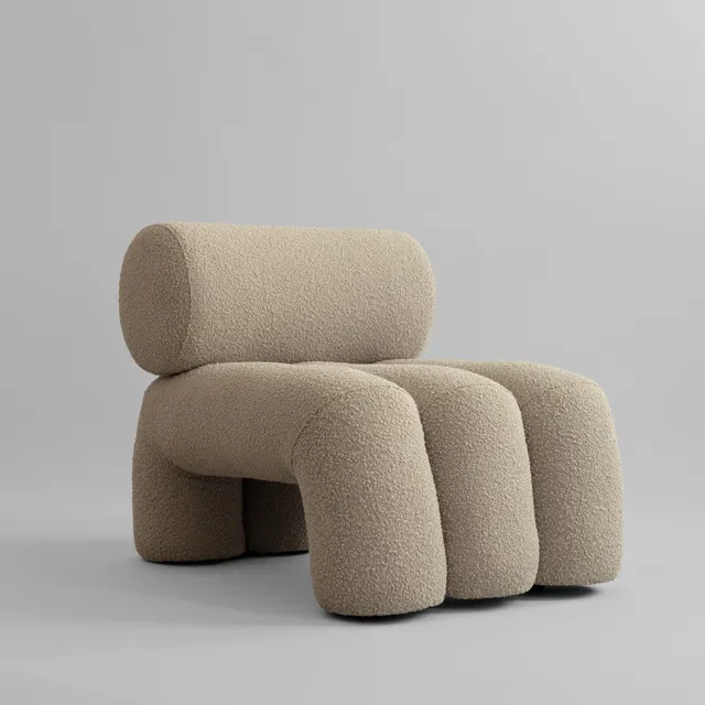 101-copenhagen-foku-loungesessel-boucl-smoked-sand-modular image 1